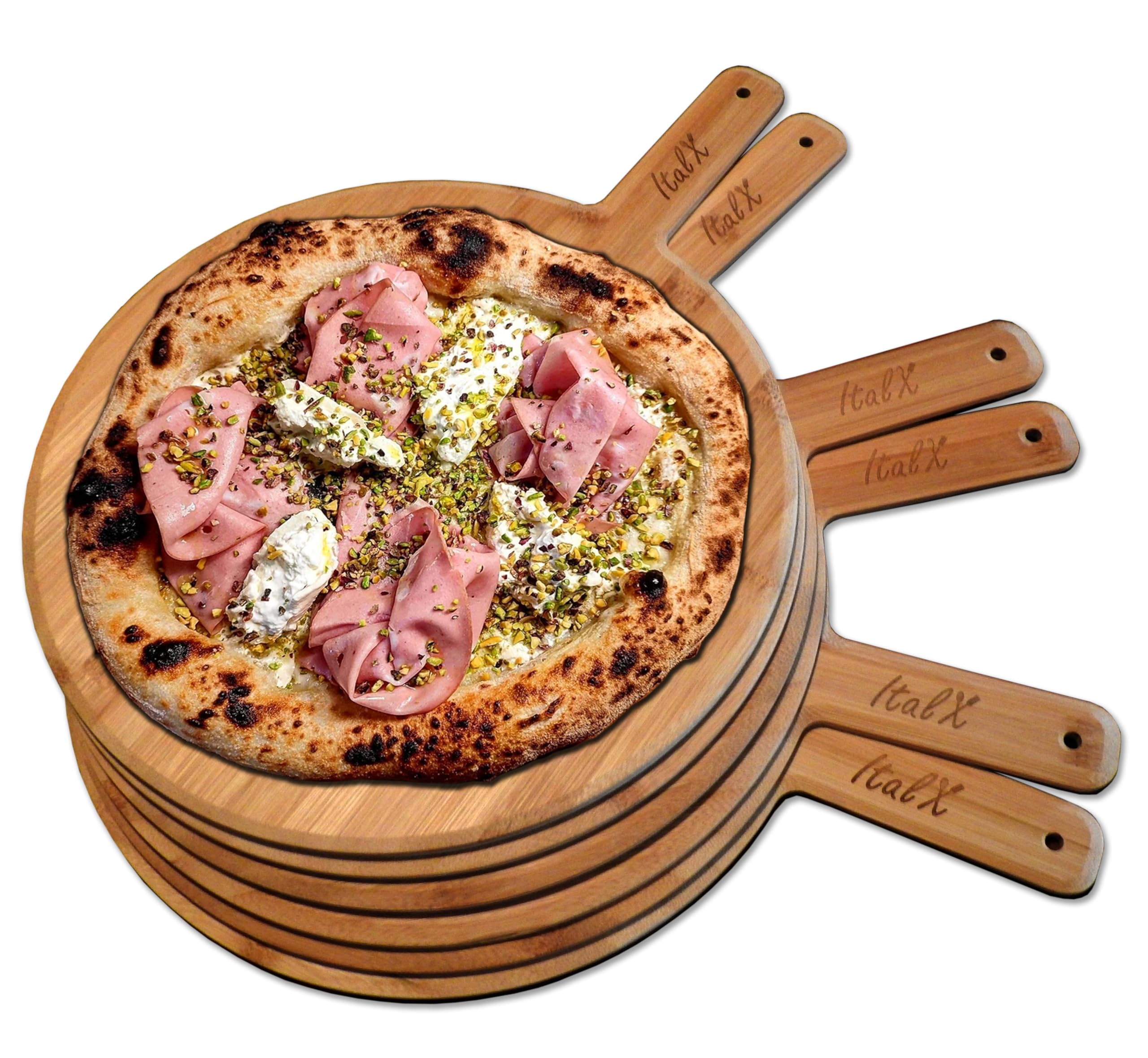 Amazon | ITALX デラックスピザサービングボード 14インチ - 2個セット
