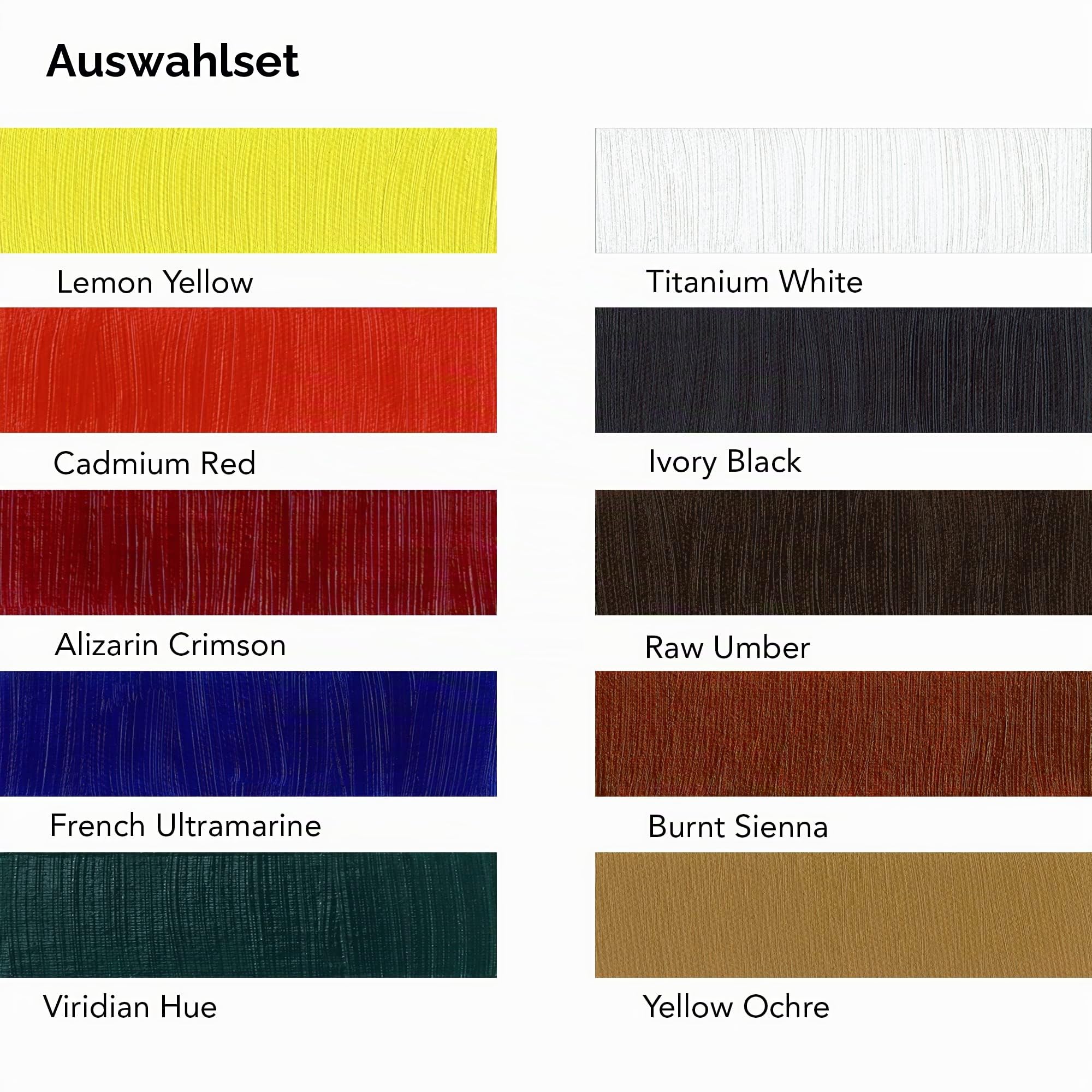 DR Georgian Oil Colour RDAGOCSES Ölfarben-Set