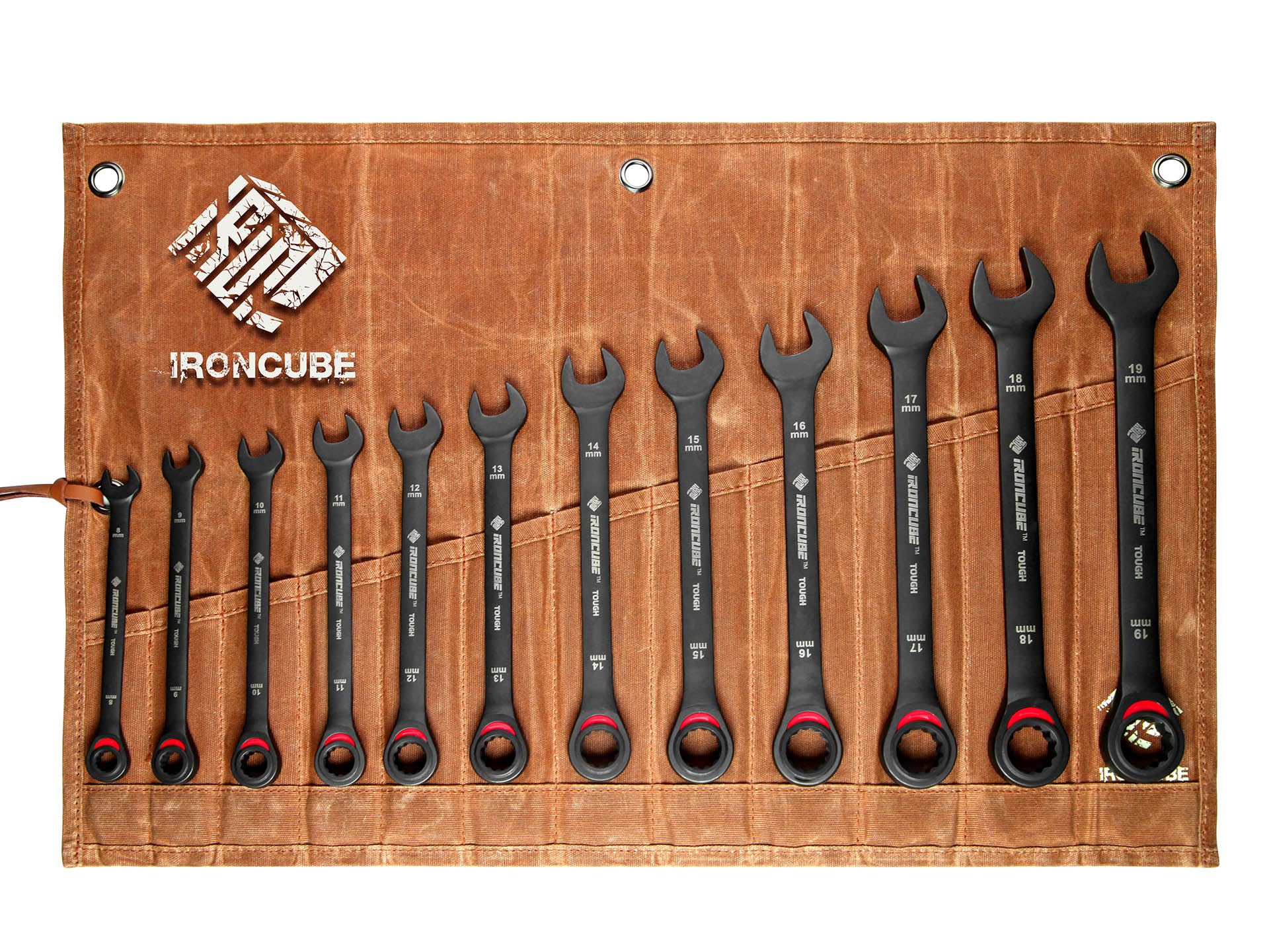 Amazon | ironcube ラチェットレンチセット 12ピース メトリック 8
