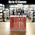 2 Pcs Acrylic Nintendo Switch Porte-cas de jeu, Organisateur de jeux, Support de stockage de jeux vidéo, Deux Packs peuvent tenir 24 Jeux