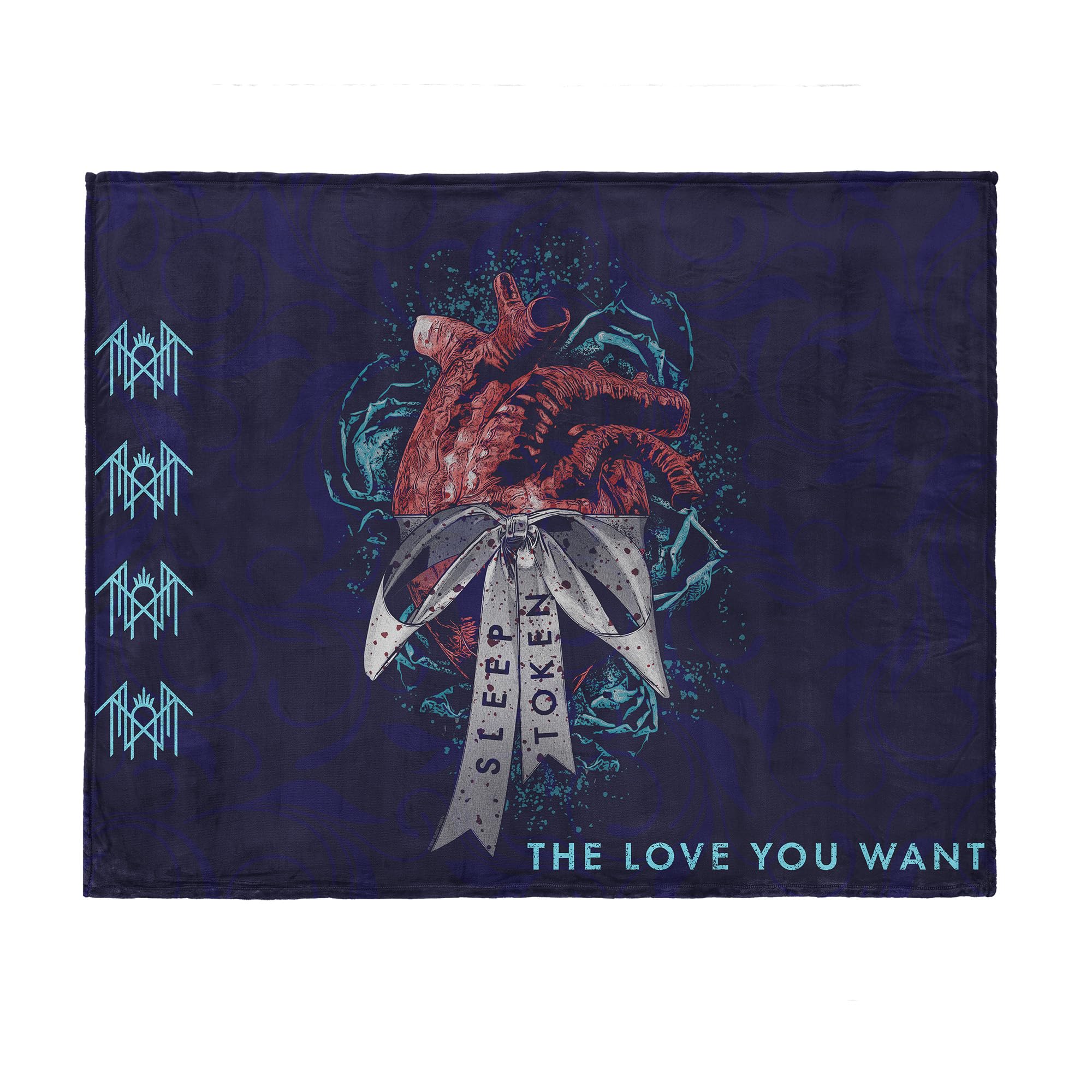 Northwest Sleep Token What the Heart Wants Nerz-Sherpa-Überwurfdecke, 152,4 x 203,2 cm