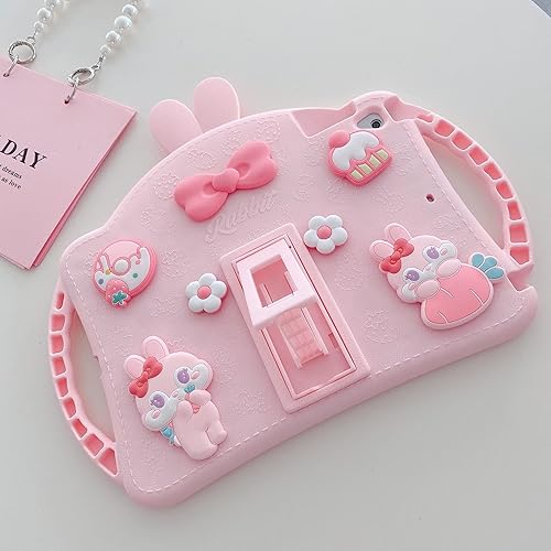 Miniatura 5 de HDTOP Funda para iPad de 10. generación, funda para iPad de 10.9 pulgadas 2022 para niños, a prueba de golpes, con correa para el hombro, asa y