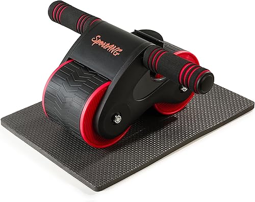 SPORTANG Rueda abdominal de rebote automático, equipo de entrenamiento ABS, rueda de rodillo AB para entrenamiento abdominal y núcleo, rueda