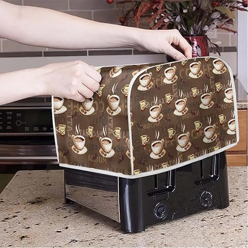 Miniatura 9 de DISNIMO Moon Mushroom - Cubierta para tostadora de 4 rebanadas, bolsa protectora para hacer pan, funda para horno tostador de pan, funda