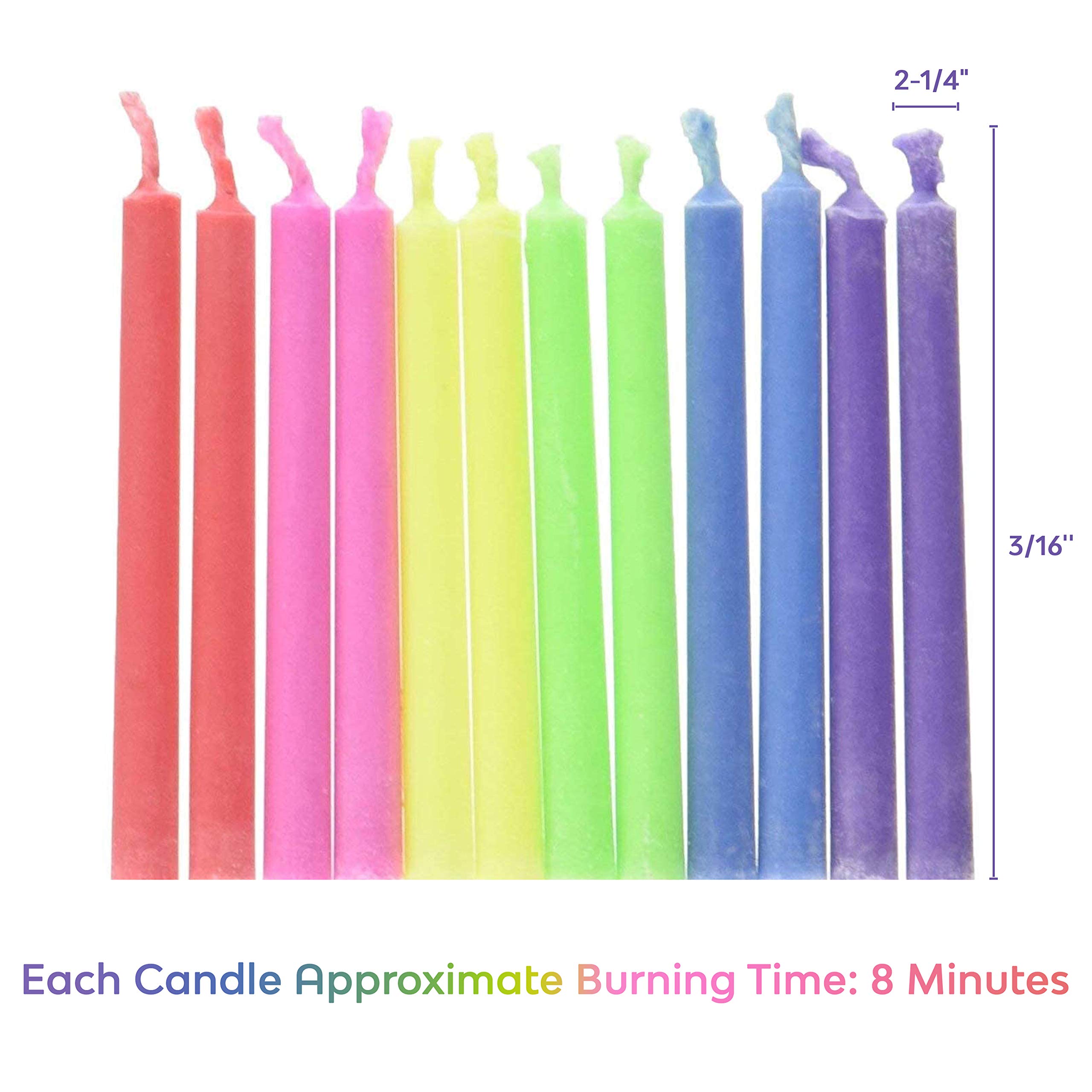 12 Velas Altas De Cumpleaños Con Flores, Velas Para Tartas De Cumpleaños, Velas En Tonos Pastel
