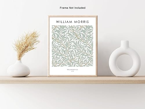 Miniatura 4 de Poster Master Póster vintage de William Morris, impresión retro de ramas de sauce, arte de patrón de hojas, regalo para hombres y mujeres,