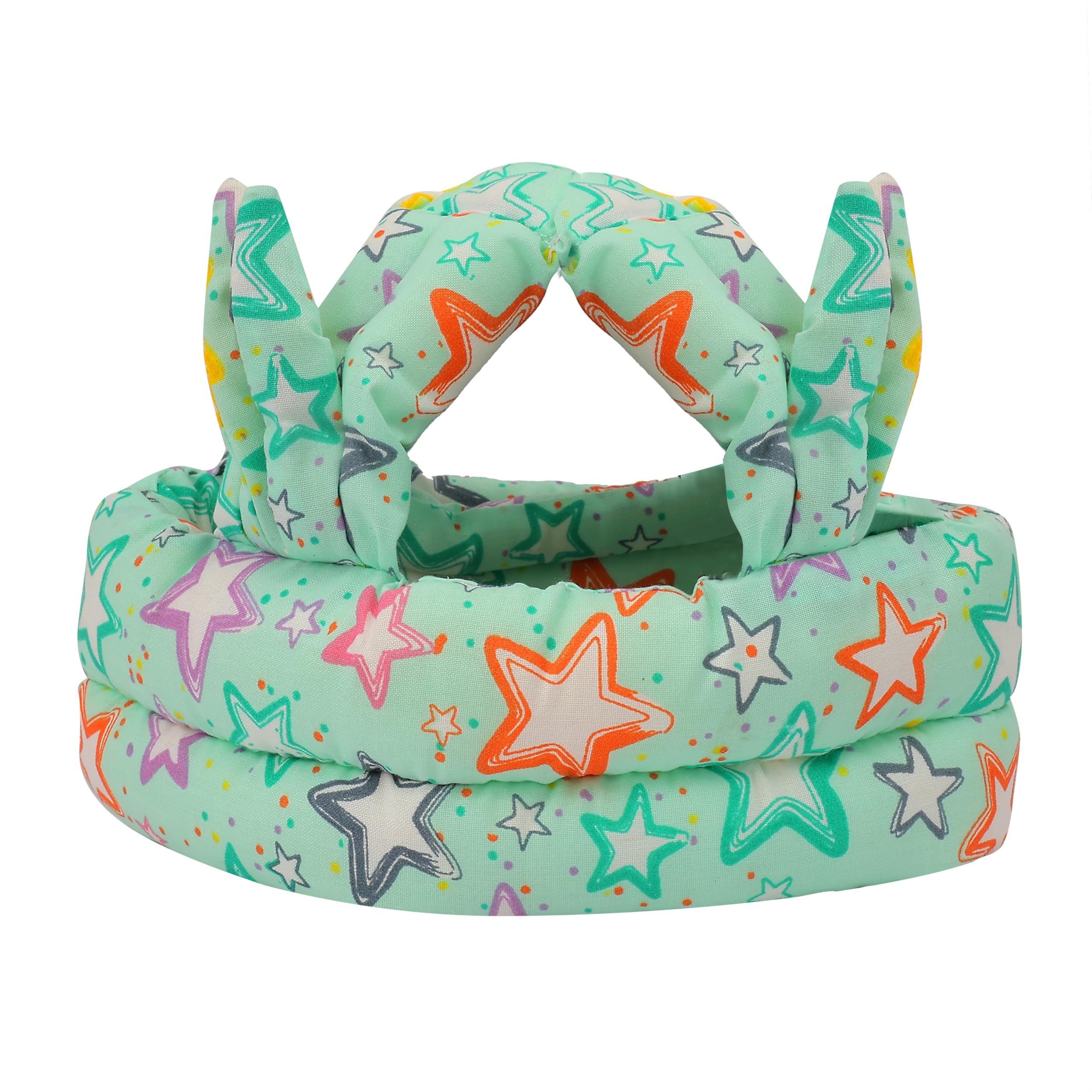 HUG PUPPY Baby Safety Helmet Infant Toddler Helmet,Baby Head Protector for Safety 6 to 18 Months Adjustable Protective Cap Child Safety Head Guard (Big-Star-Ornge-Helmet) (B0D4V414J4) Amazon Price History, Amazon Price Tracker
