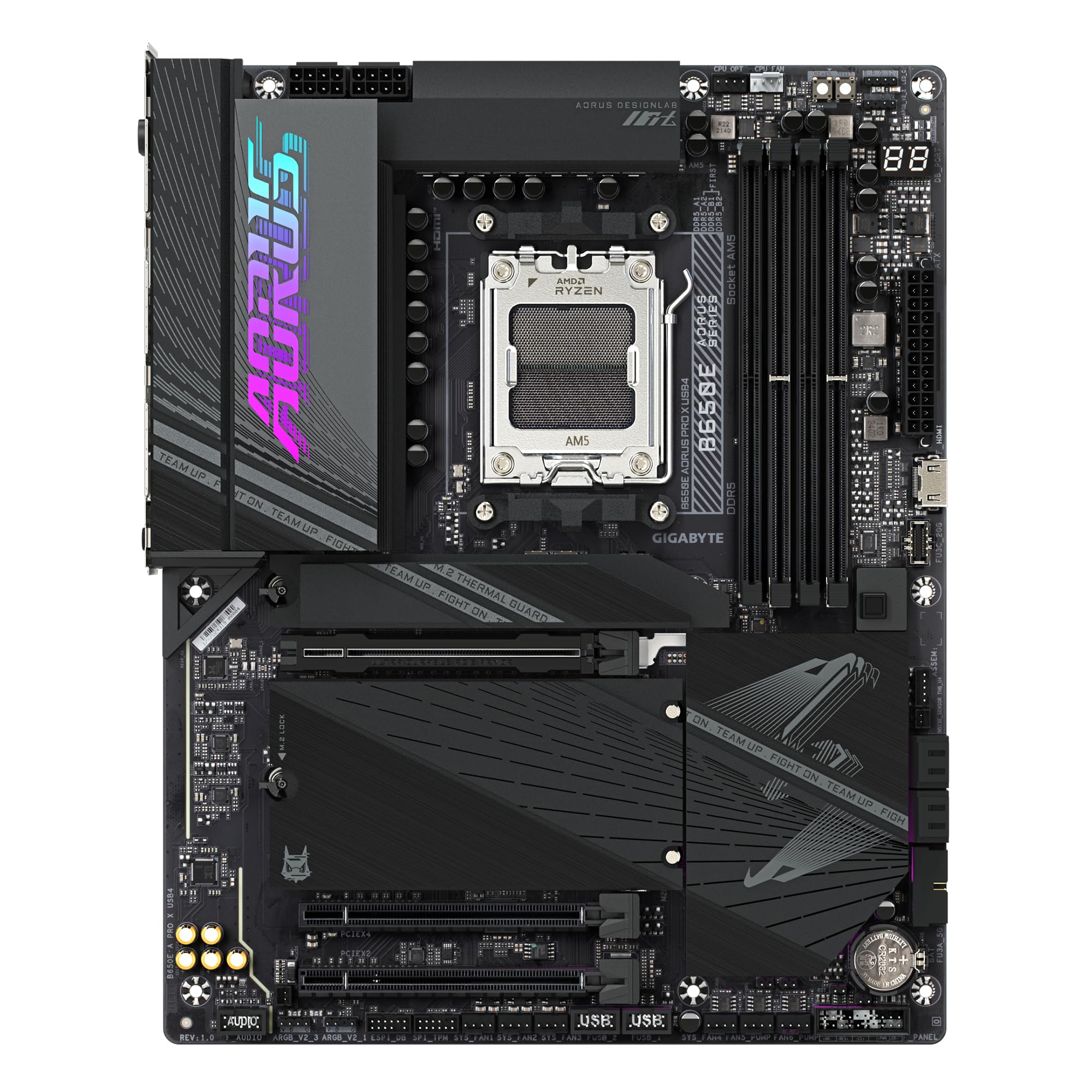 GIGABYTE B650E AORUS PRO X USB4 Motherboard - Supports AMD AM5