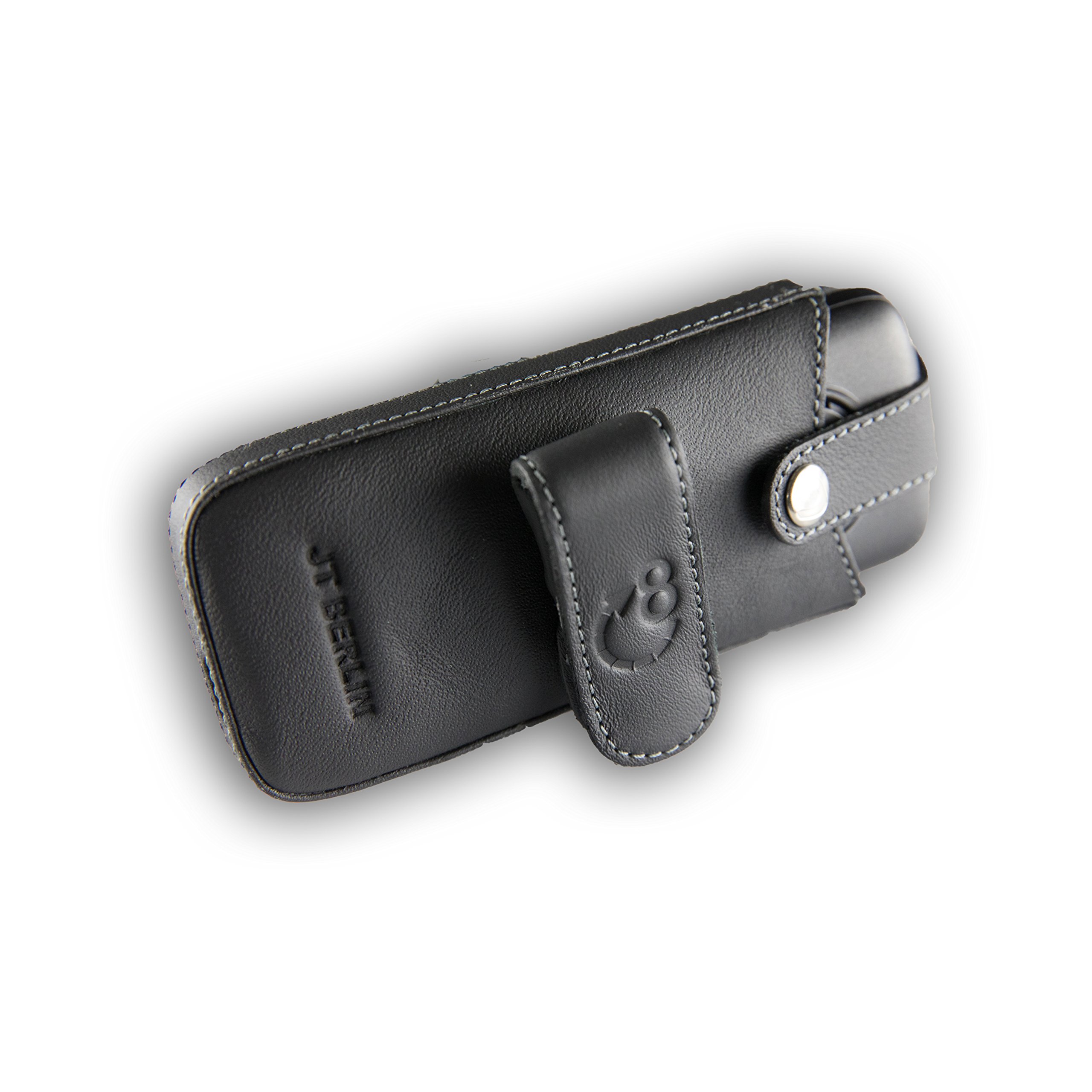 JT Berlin Turnline Case Gigaset SL450/H / SL450HX / SL750/H / SL750H Pro / SL800H Pro, etui Unify Openscape SL5 / SL6 (obrotowy klips do paska z 8 pozycjami, inteligentna folia) czarny