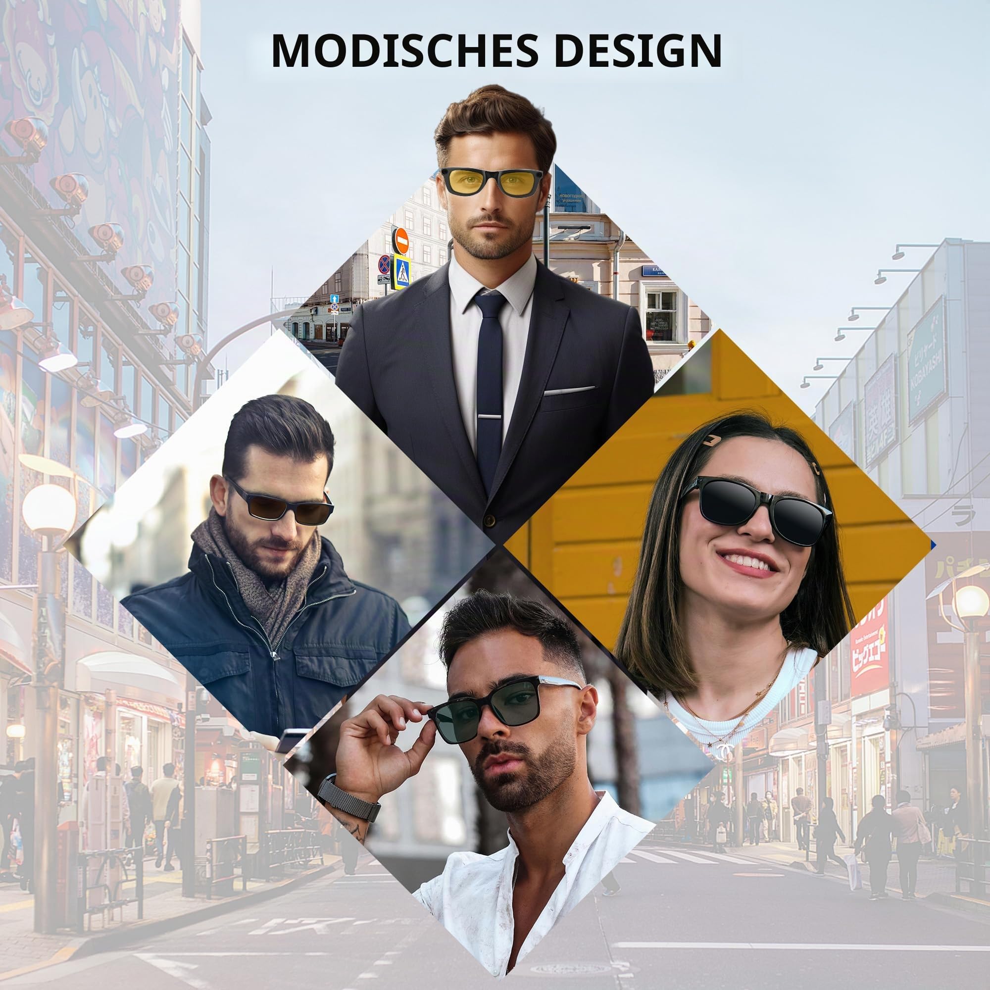 HiBloks 2 polarisierte Clips für Ray‑Ban Meta Wayfarer Gen 2 (RW4006/RW4012 Standard), Verfärbungs‑Clip für Ray‑Ban Meta Zubehör (Dunkelgrün, Schwarz)