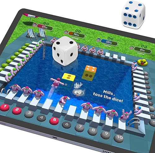 Paquete de 2 dados de GoDice, los dados inteligentes conectados, trae los juegos de dados más populares a la vida digital. Educativos, divertidos e