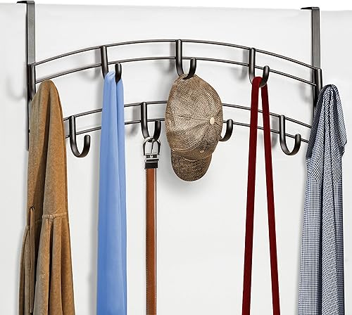 Lynk 9 ganchos para encima de la puerta platino