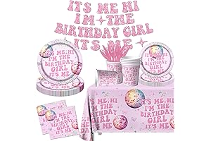 Its Me Hi I'm the Birthday Girl It's Me Tableware - Complete...