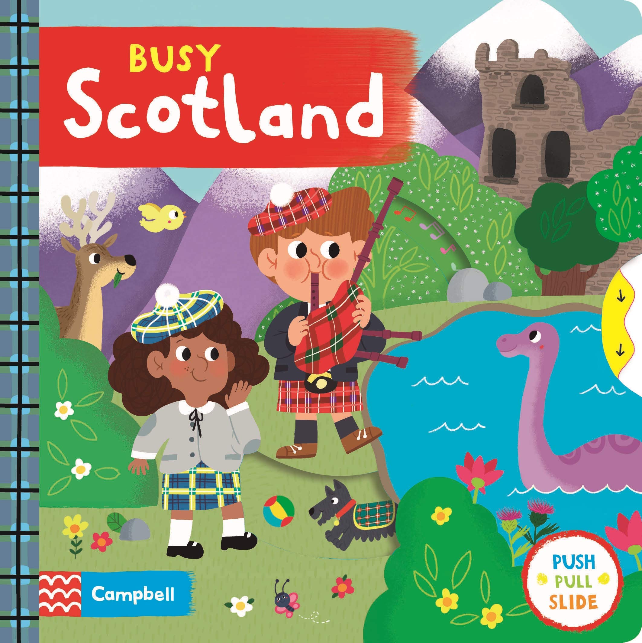 Busy Scotland (50): A Push, Pull, Slide Book