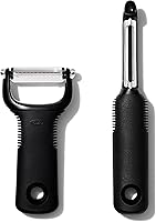 OXO Good Grips 2-Piece Peeler Set: Swivel Straight & Julienne for Precision Kitchen Prep