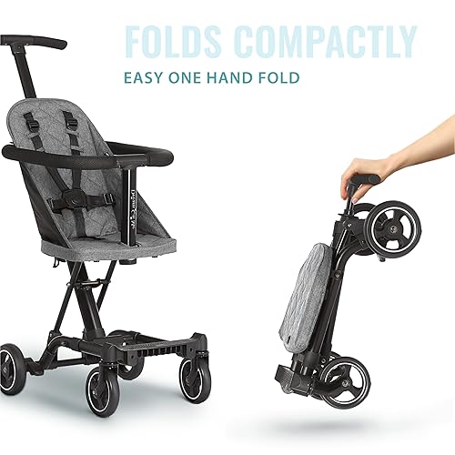 Miniatura 6 de Dream On Me Coast Stroller Rider Negro, gris, Azul marino/flor y brillo, Rosa/Rebel Fun., Azul (Sky Blue)