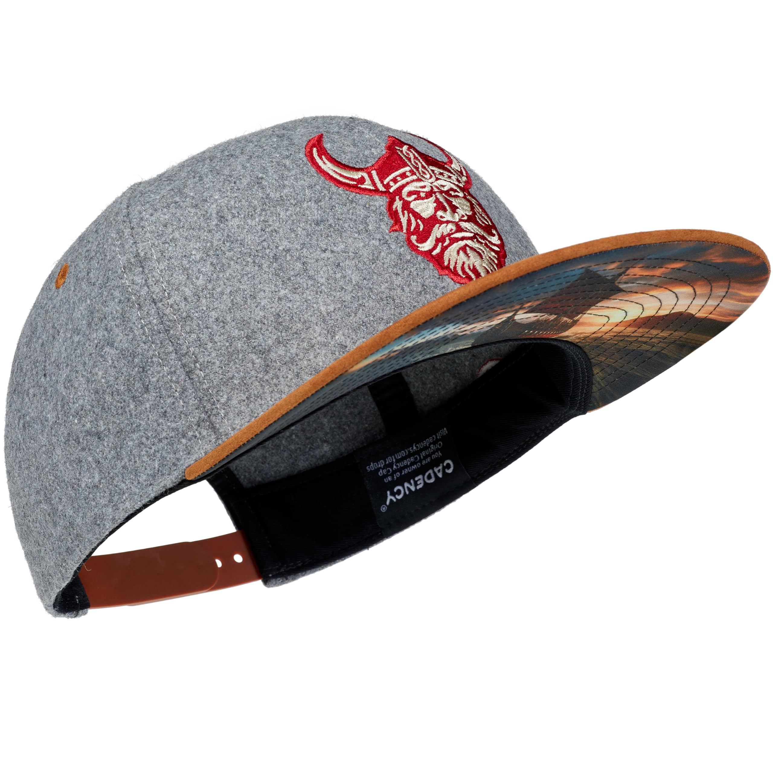 Cadency® Czapka snapback, męska i damska, czapki, czapka baseballowa, baseballówka z prostym daszkiem, regulowany rozmiar, uniseks, Rozmiar uniwersalny