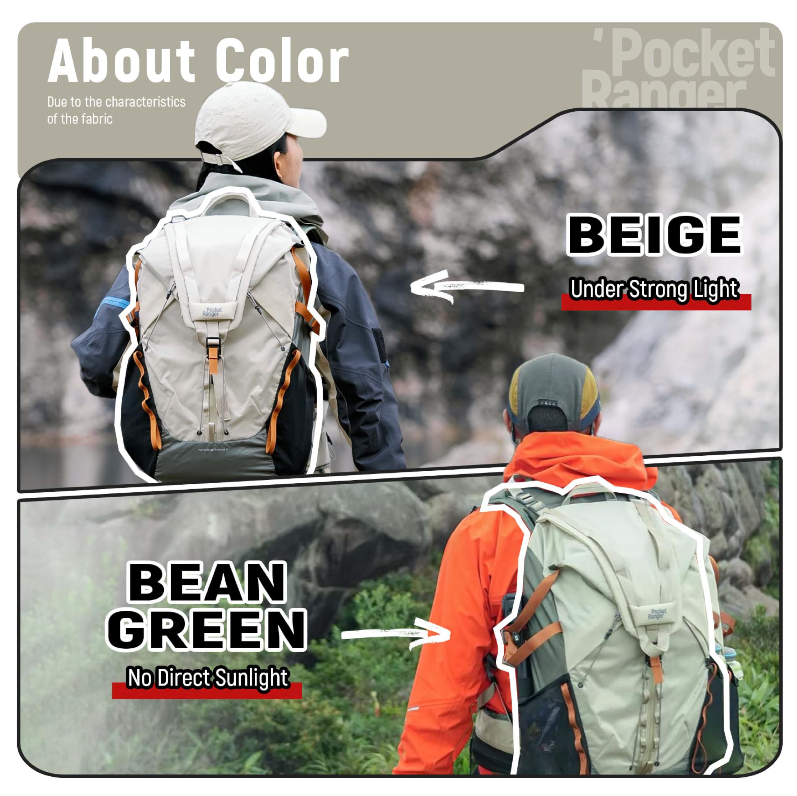 VSGO Pocket Ranger Erweiterbarer 25–33L Kamera- & Outdoor-Rucksack – Leichter Fotorucksack für Wandern, Bergsteigen und Reisen