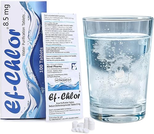 Ef-Chlor Water Purification Tablets
