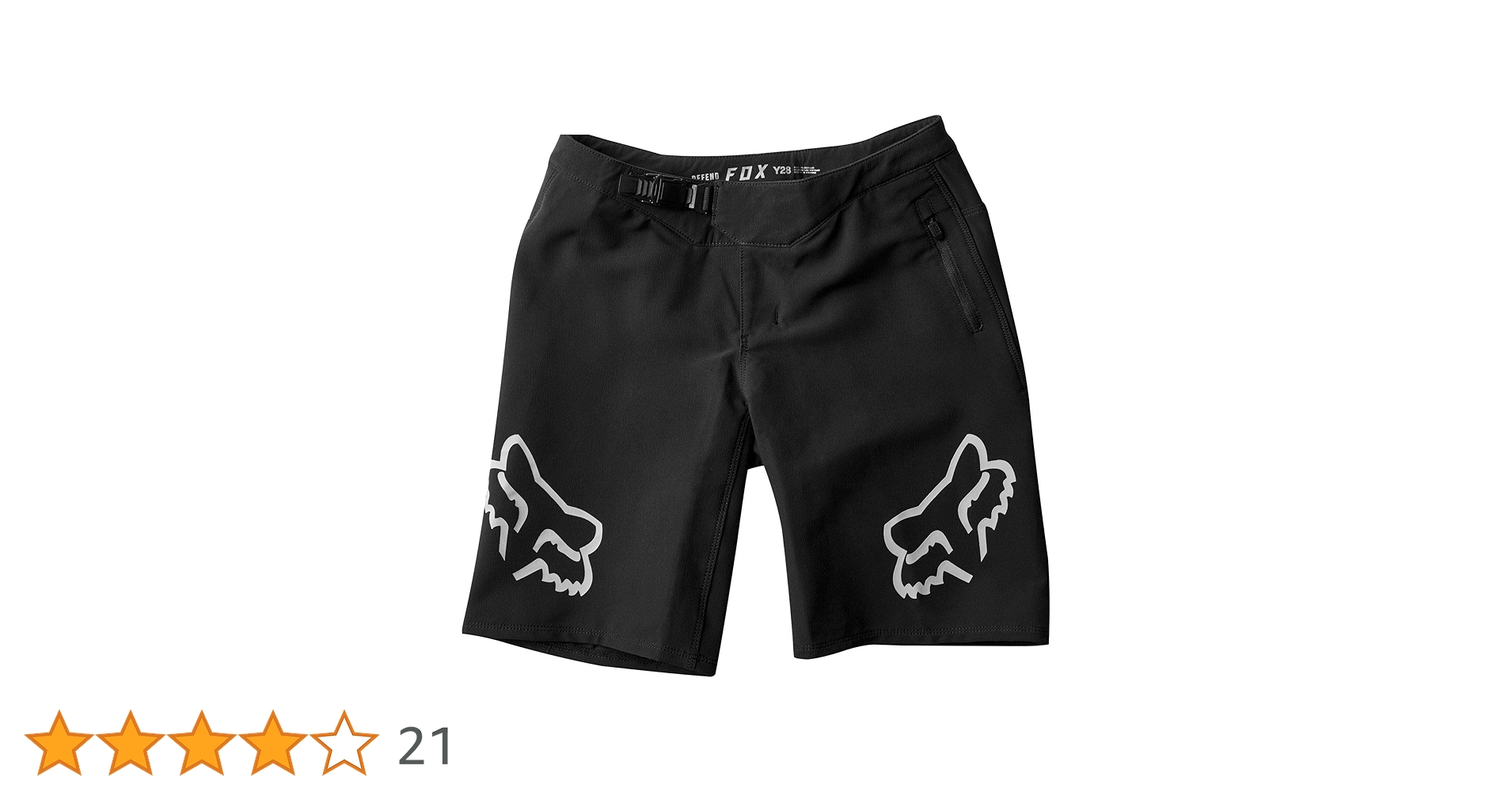 Amazon | Fox Racing Defend ショートボーイズ ブラック 22