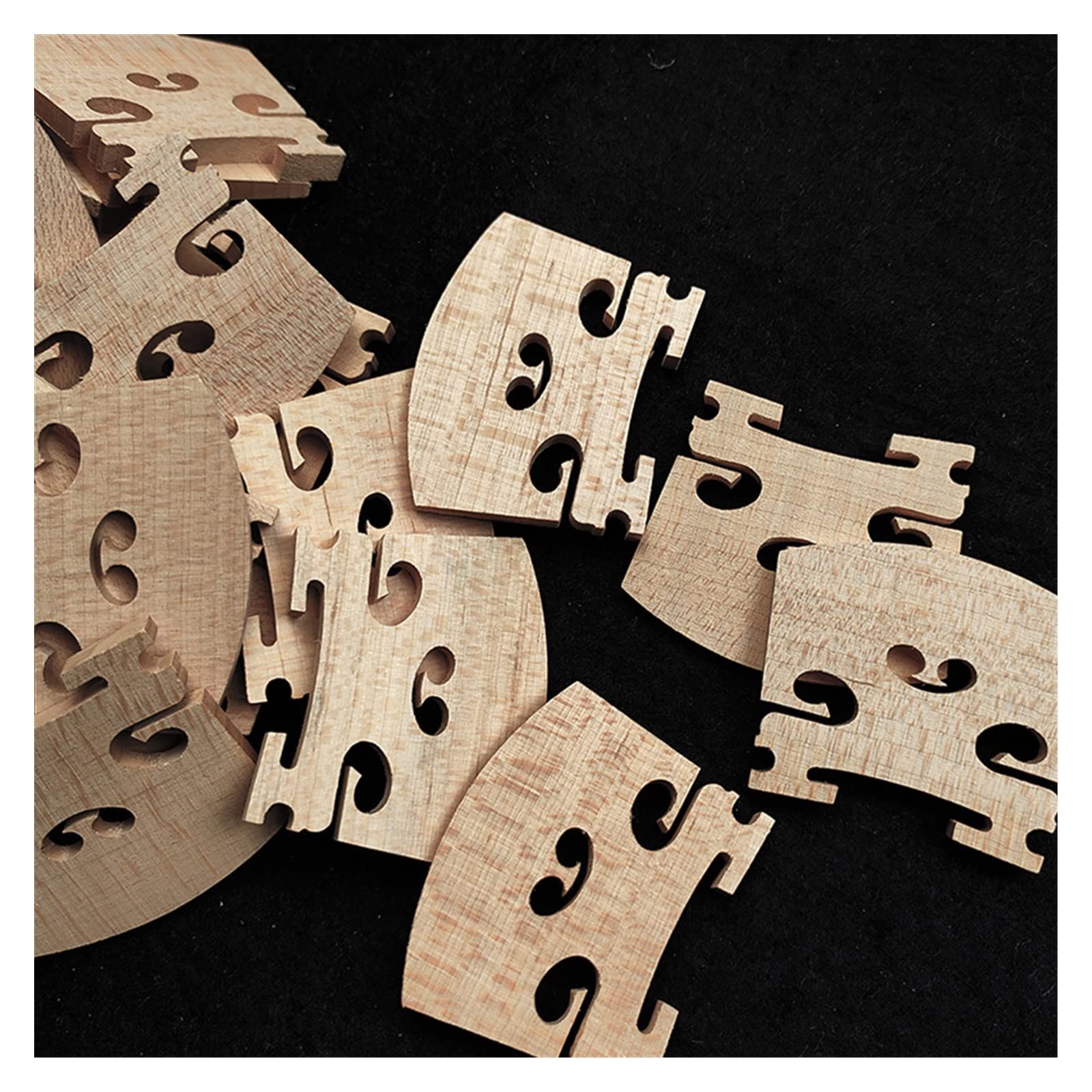 Vervangende onderdelen voor viool 10 Pc's/1set Esdoorn Houten Vioolbrug