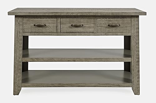 Jofran Telluride Rustic Distressed Solid Wood 50" Console Table with