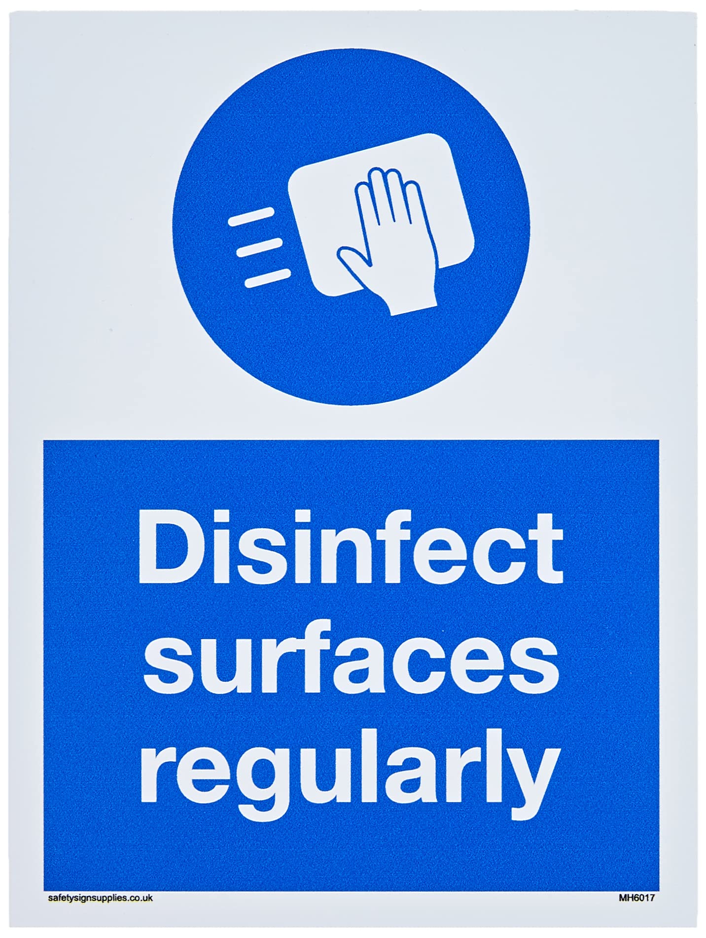 Disinfect surfaces regularly
