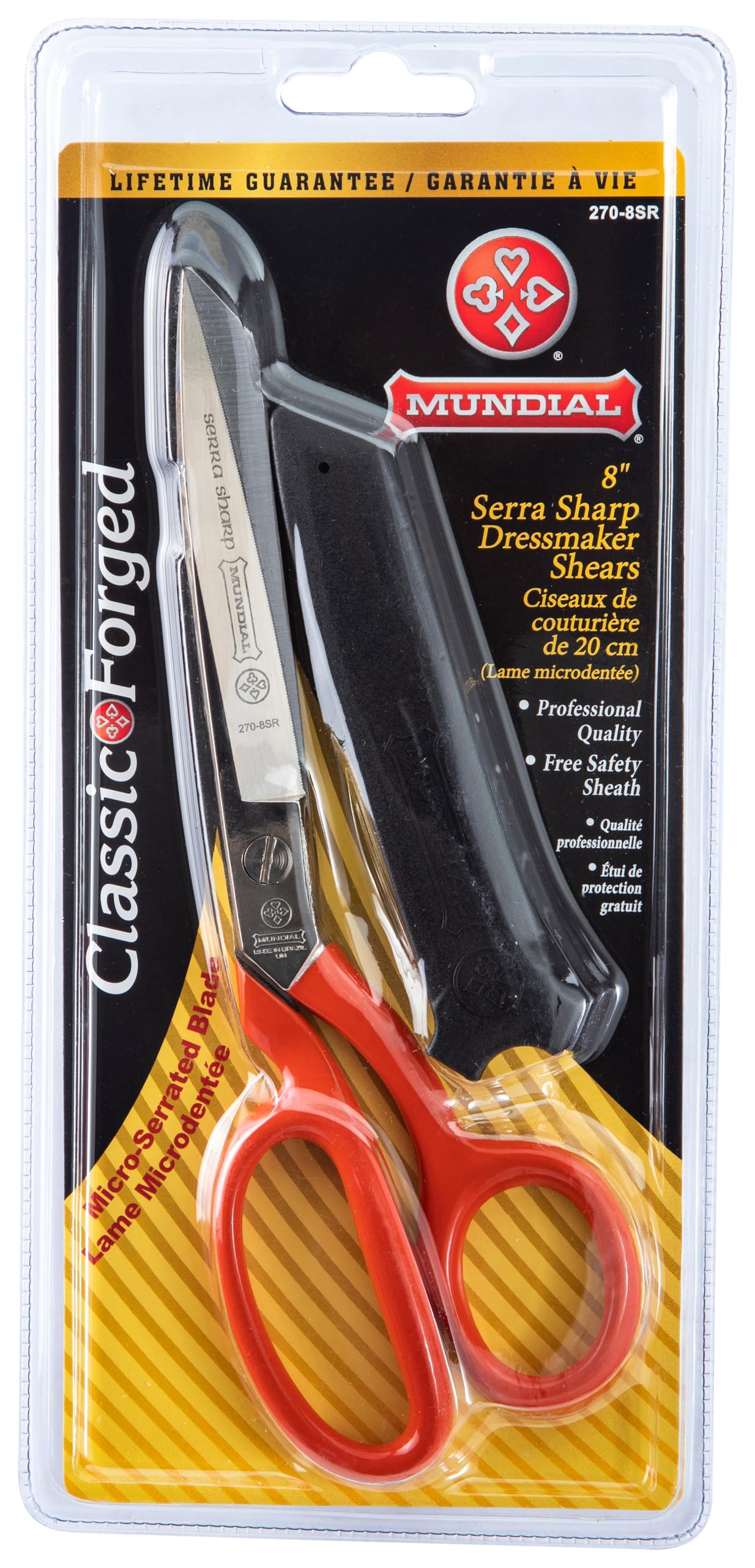 Mundial 8-Inch Industrial Forged Bent Trimmer Dressmaker Scissors