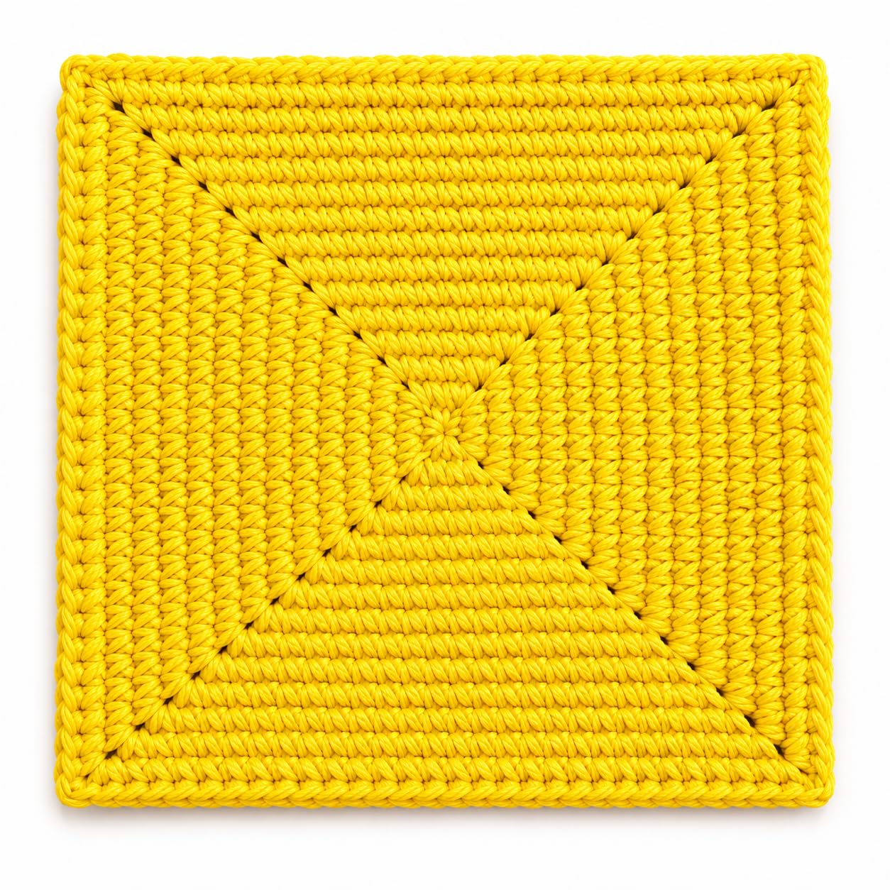 Shyama Handmade Pure Wool Aasan for Pooja, Jap, Yoga & Temple Sitting | Thick Hand Braided | Soft | 24 x 24 Inch (1, Yellow, 60 * 60 CM, Square Pure Wool Aasan 60 * 60 CM)-image-7