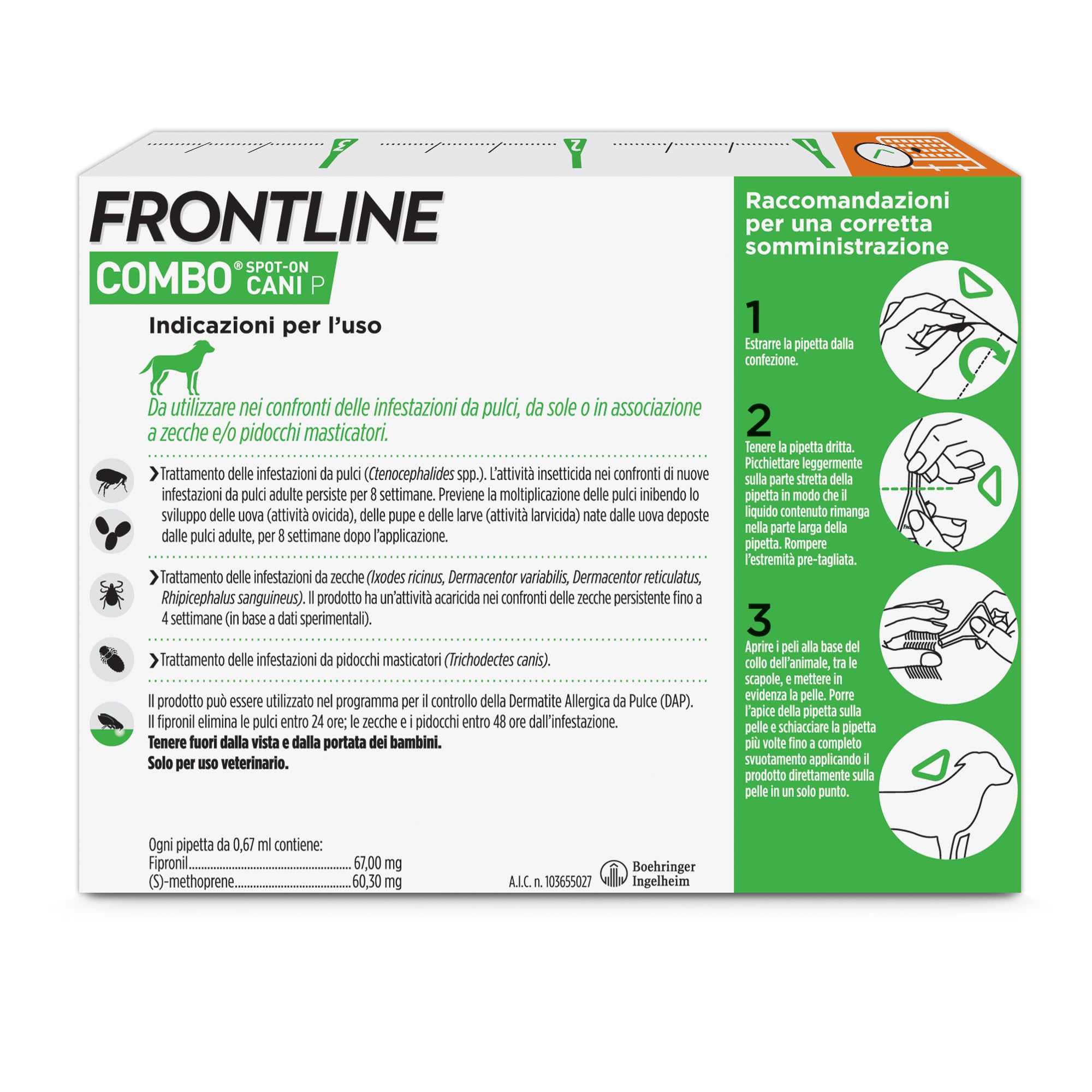 Frontline Combo Cani (2-10Kg)