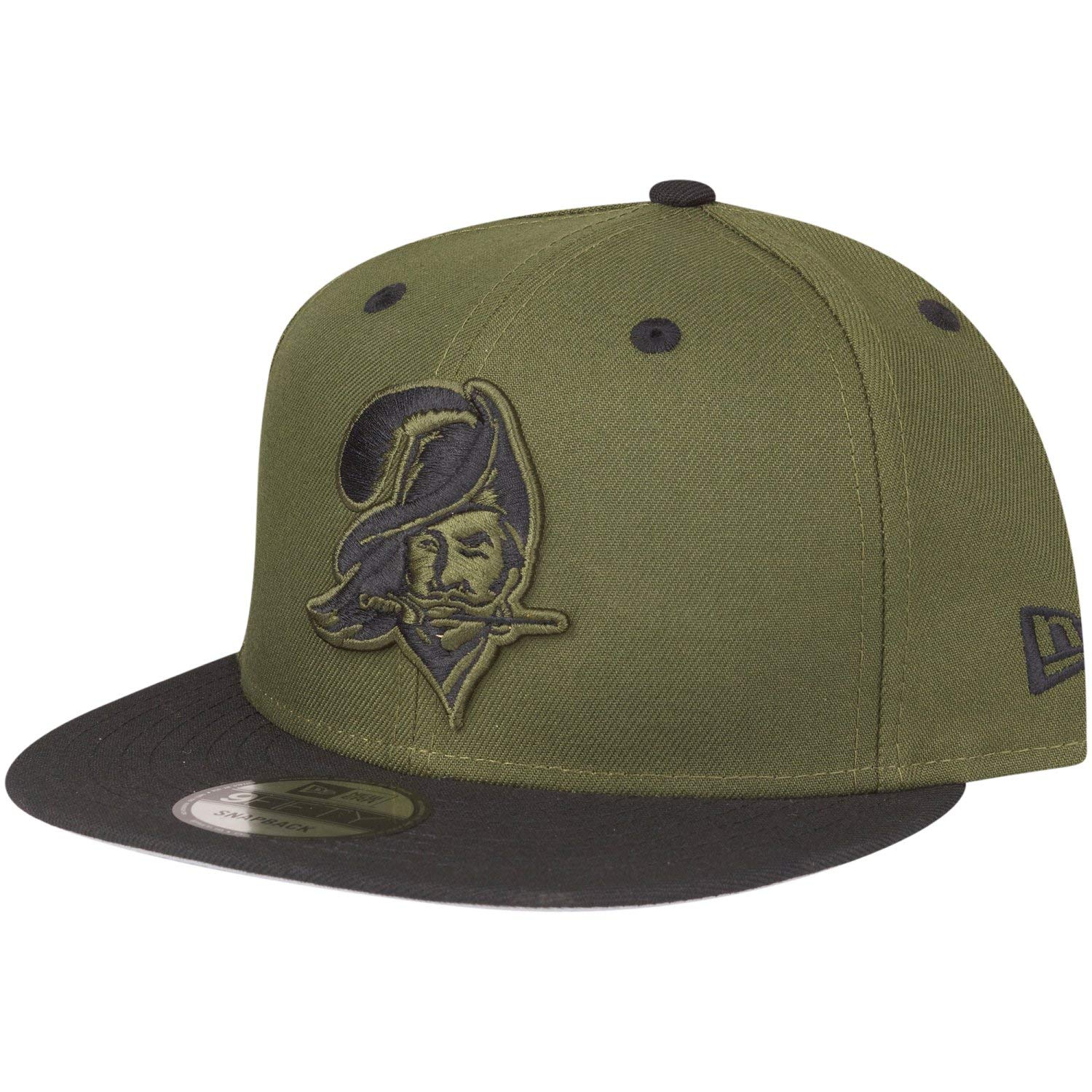 New Era Men's Olive 9Fifty Snapback Cap - Retro Tampa Bay Buccaneers - One Size