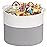 Goodpick 17x16 Toy Storage for Kids, Home Dcor Living Room, Baby Basket for Nursery Playroom, Soft Woven Cotton Rope Baskets for Blankets Pillows Clothes, Grey