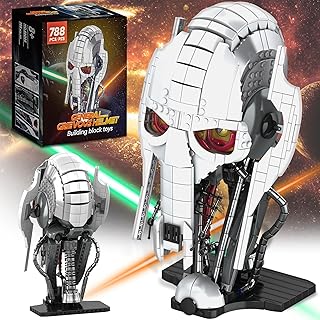 HiztoBlo General Helmet Building Set Compatible with Lego, Restore Classic Building Blocks Model, Home Ornament Decorations, for Fans and Childrenï¼ˆ788pcsï¼‰