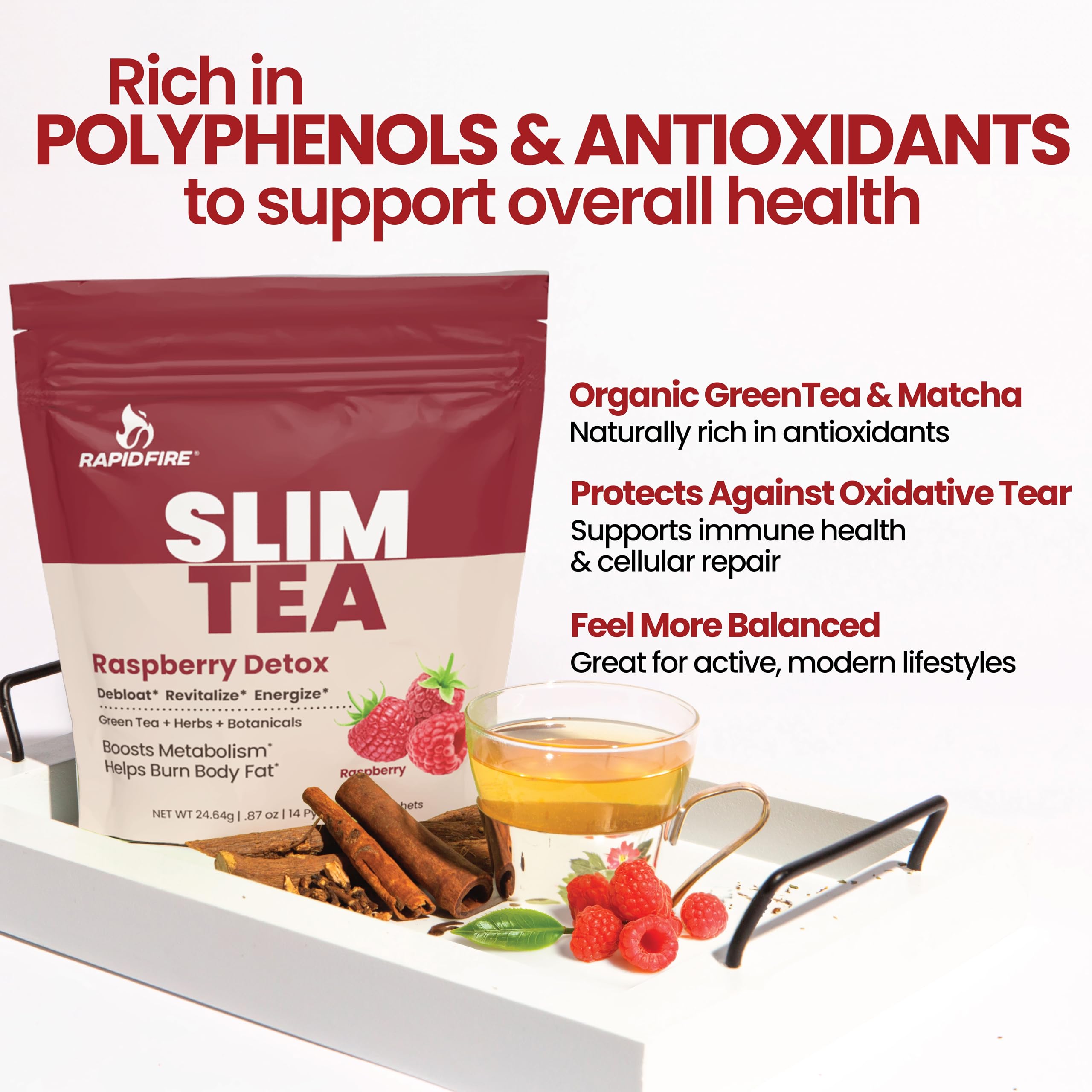 Snapklik.com : Slim Tea Bags, Blend Of Natural Herbs And Botanicals ...
