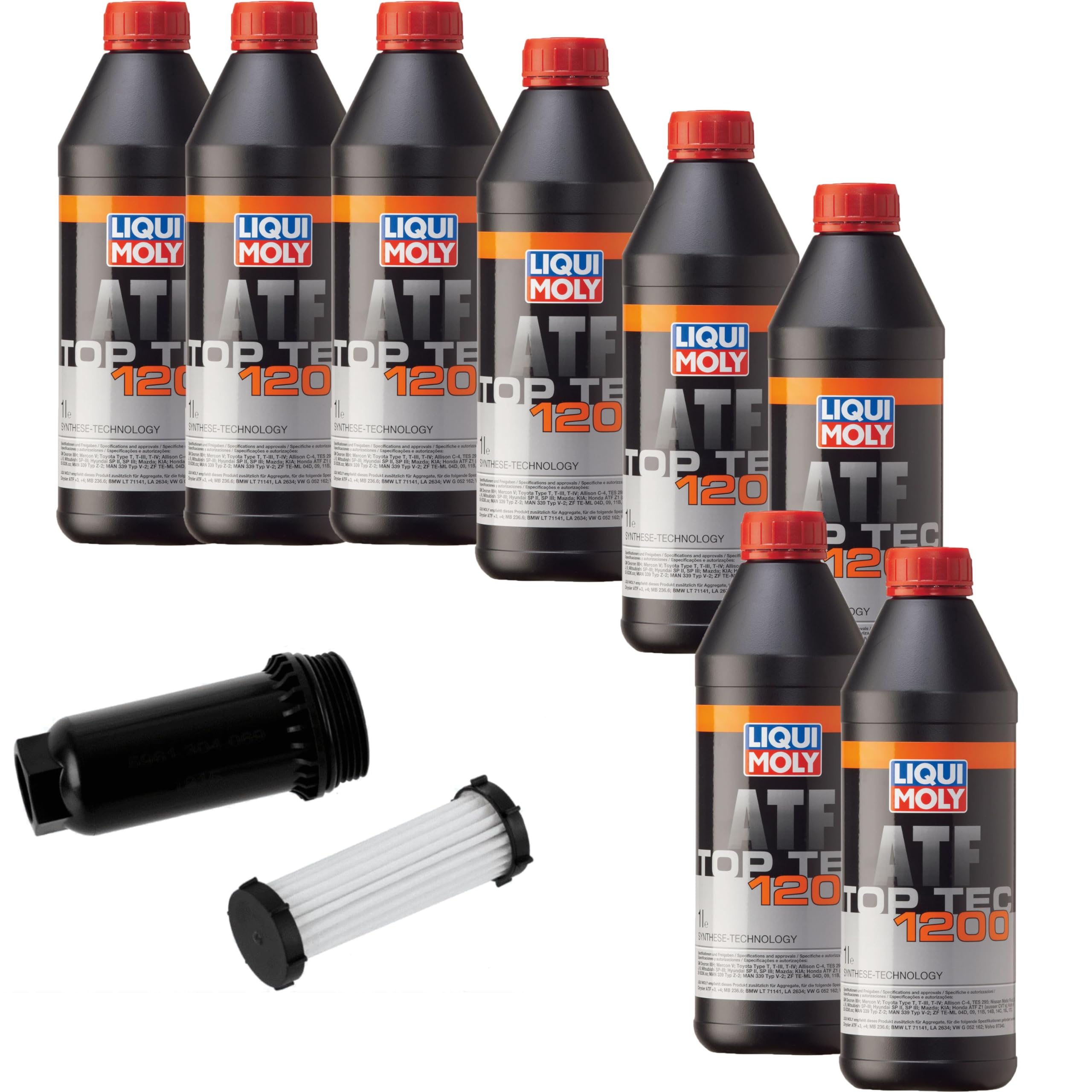 8L LIQUI MOLY Top Tec ATF 1200 Getriebeölfilter für Focus II Turnier Galaxy | Getriebeöl LIQUI MOLY Top Tec ATF 1200 Hydraulikfilter