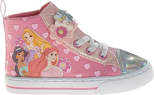 Miniatura 2 de Minnie Mouse Frozen Encanto - Tenis casuales de lona para niños y niñas Anna Elsa Maribel (tallas 6-12 para niños pequeños - niño pequeño)