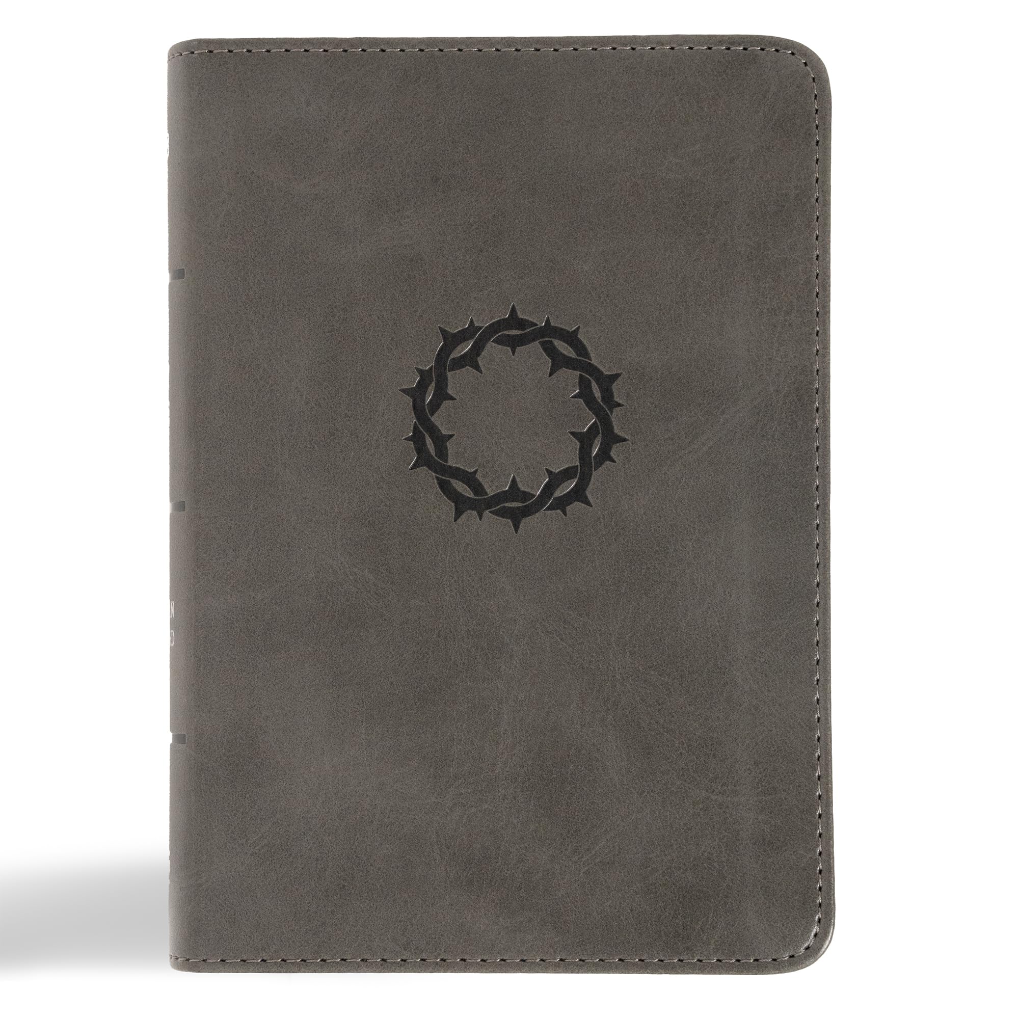 NASB Large Print Compact Reference Bible, Charcoal