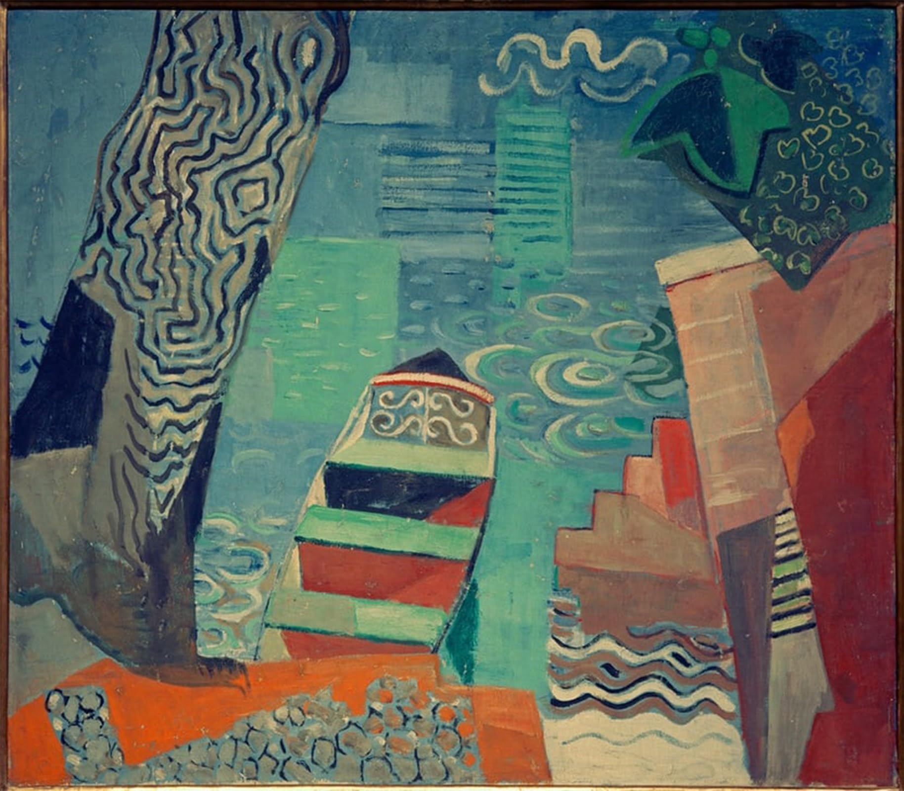 ARTXLXXBN Famous Art Print Poster Vintage Wall Art After the Lake by Oskar Moll Canvas Art Poster for Home Decor 60x90cm
