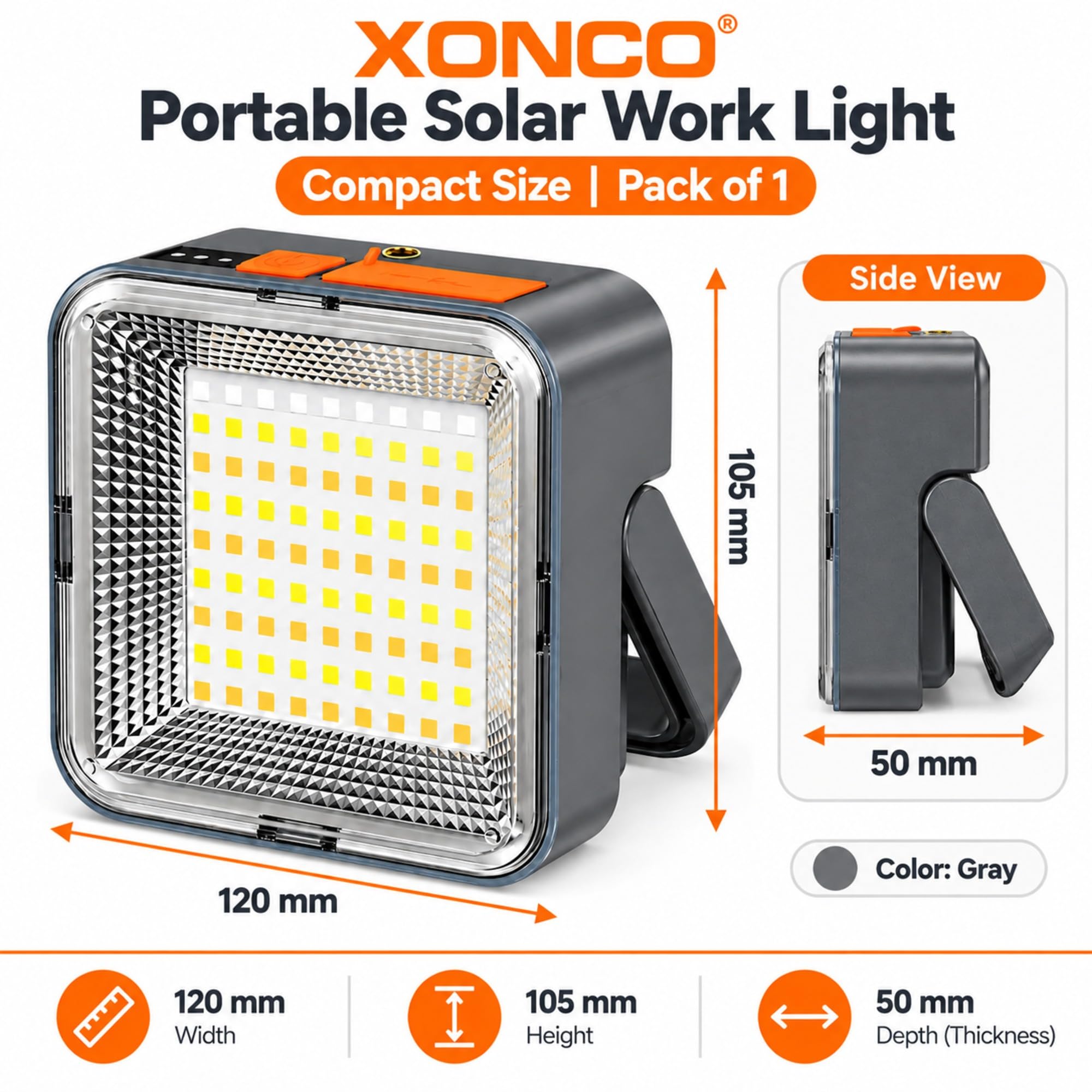 Solar Camping Light - Rechargeable LED Lantern -3