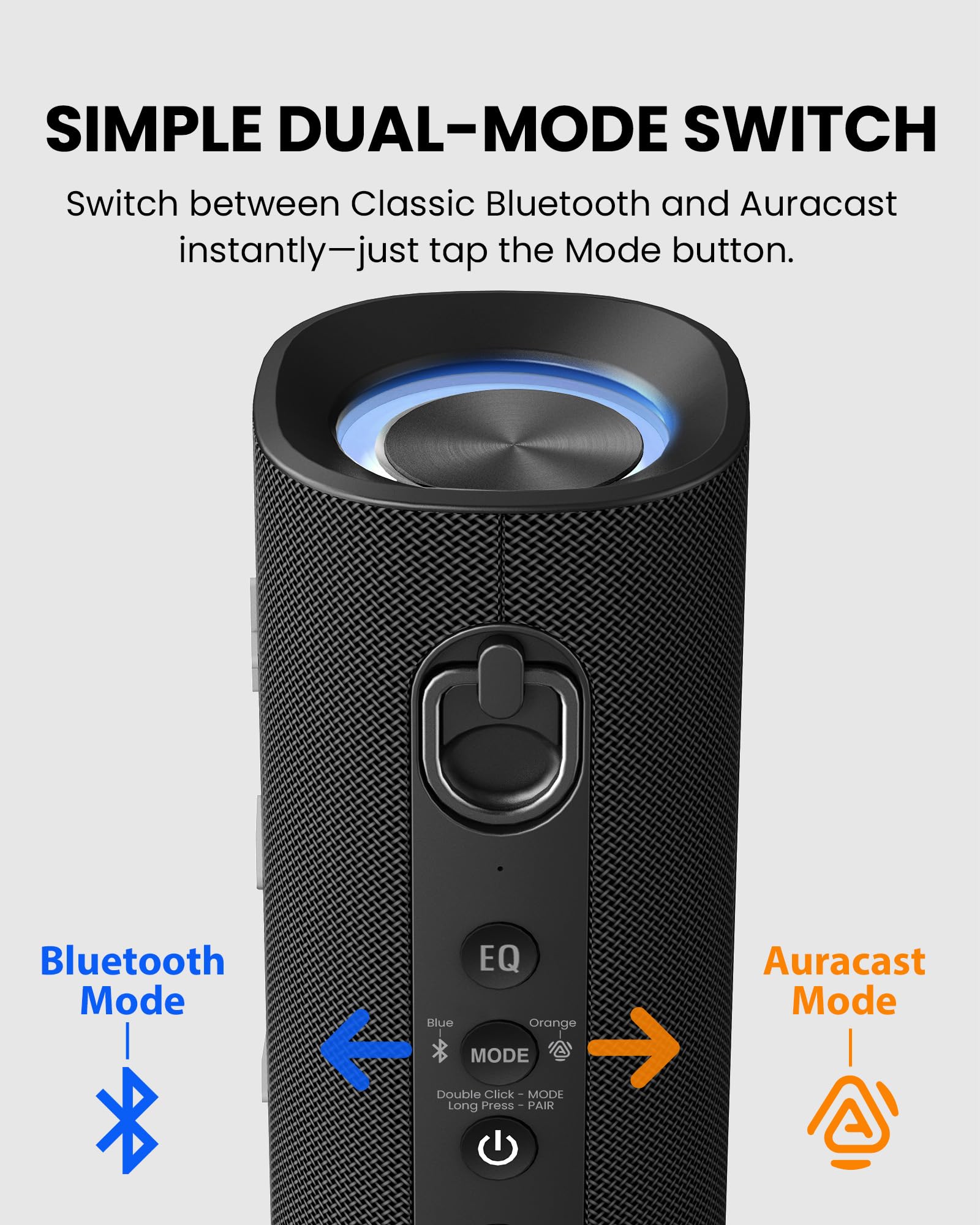 Avantree Harmony A1 – Sistema di altoparlanti wireless multi-room Auracast per musica, feste e riunioni in casa, 1 trasmettitore con 10 altoparlanti Bluetooth Auracast
