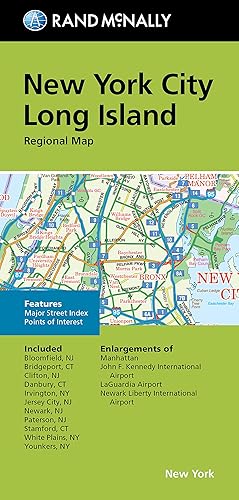 Rand McNally Folded Map: New York City Long Island Regional Map