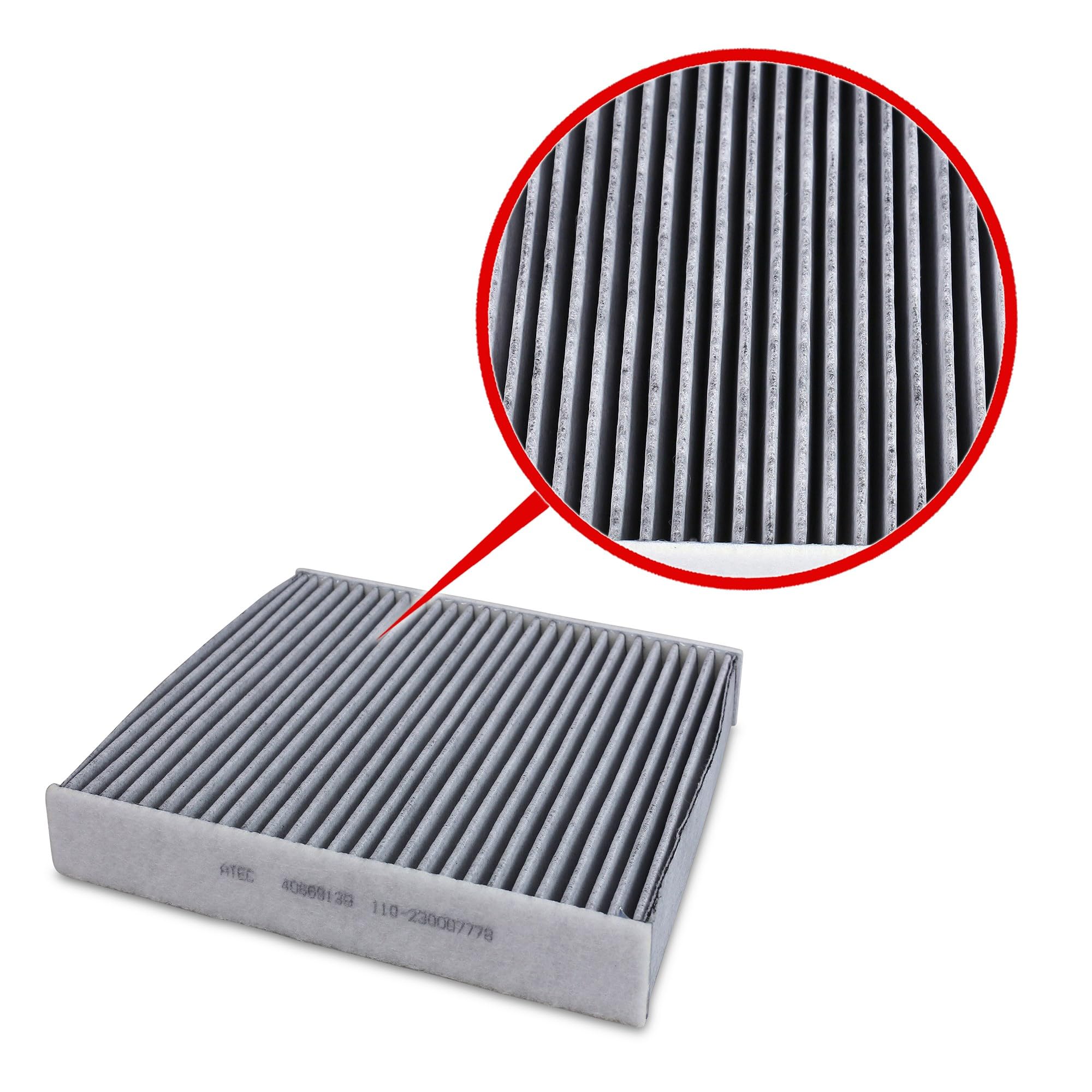 BESTPRICE Inspektionspaket Filterset mit 1x Ölfilter, 1x Innenraumfilter (Aktivkohle), 1x Luftfilter, 1x Ölablassschraube, 1x Ölwechselanhänger