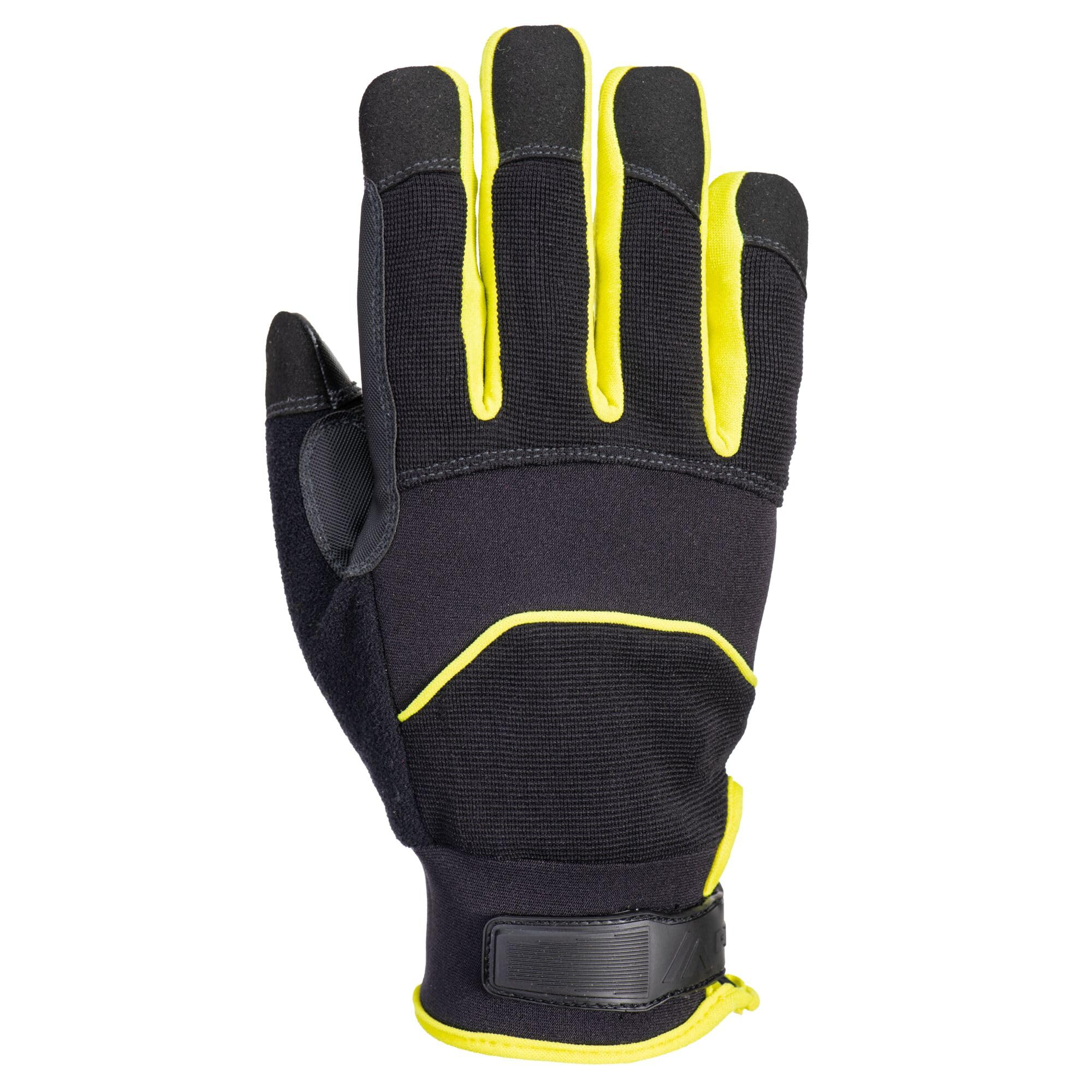PORTWEST Gant résistant aux aiguilles Noir/jaune XL - Taille 10 - Gants de travail