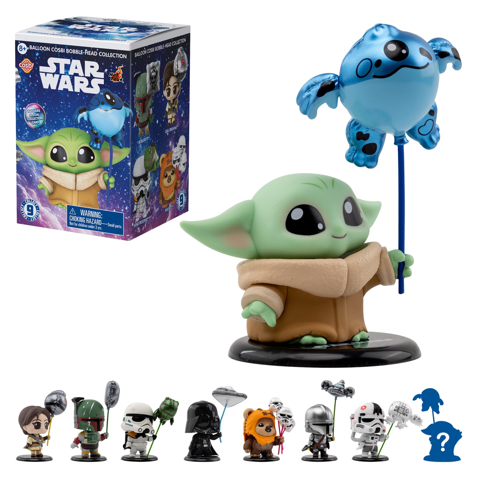 Amazon.com: YuMe Star Wars Balloon Cosbi Bobble Head | Blind Box