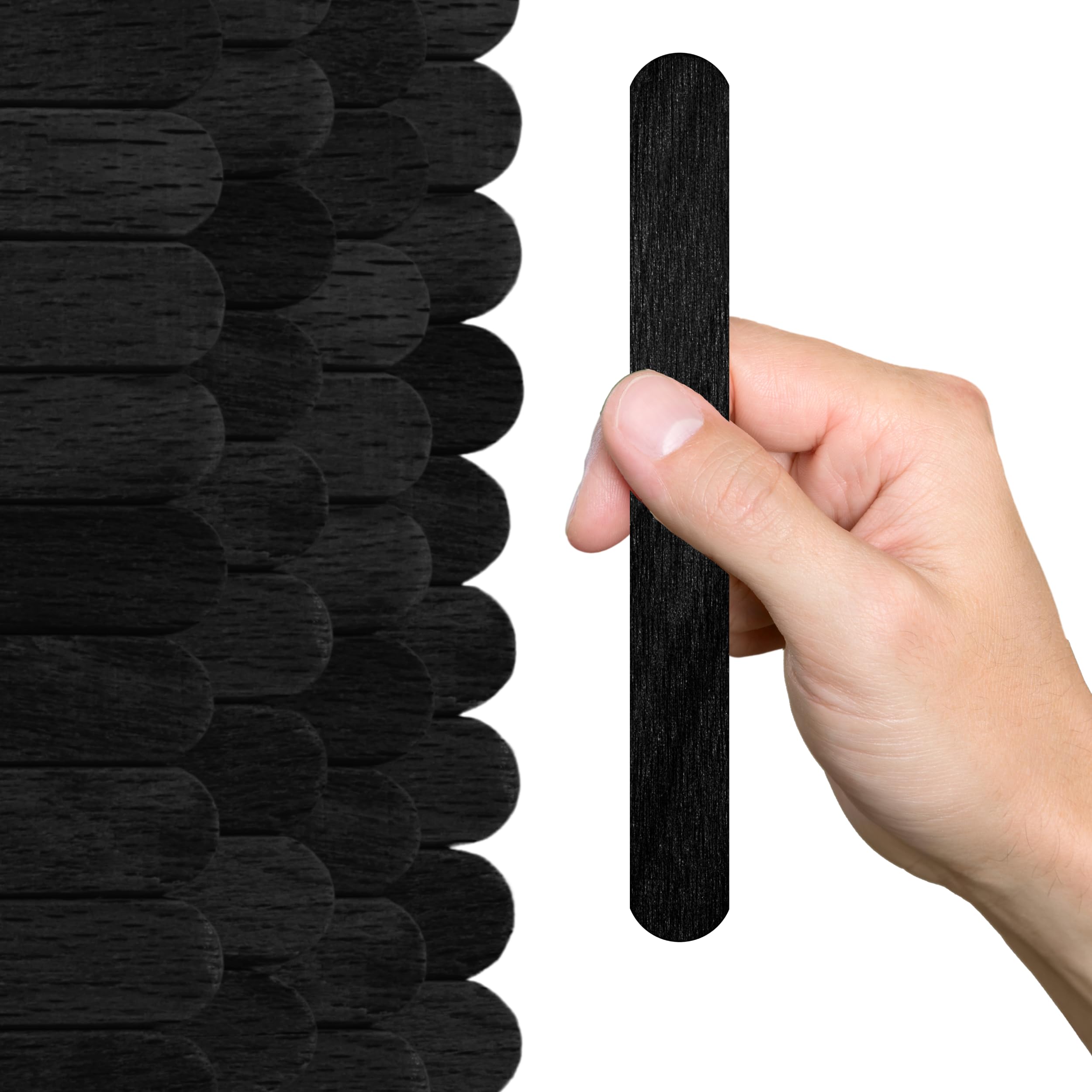 Amazon.com: 200PCS Black Wood Craft Sticks 6 Inch – 0.4