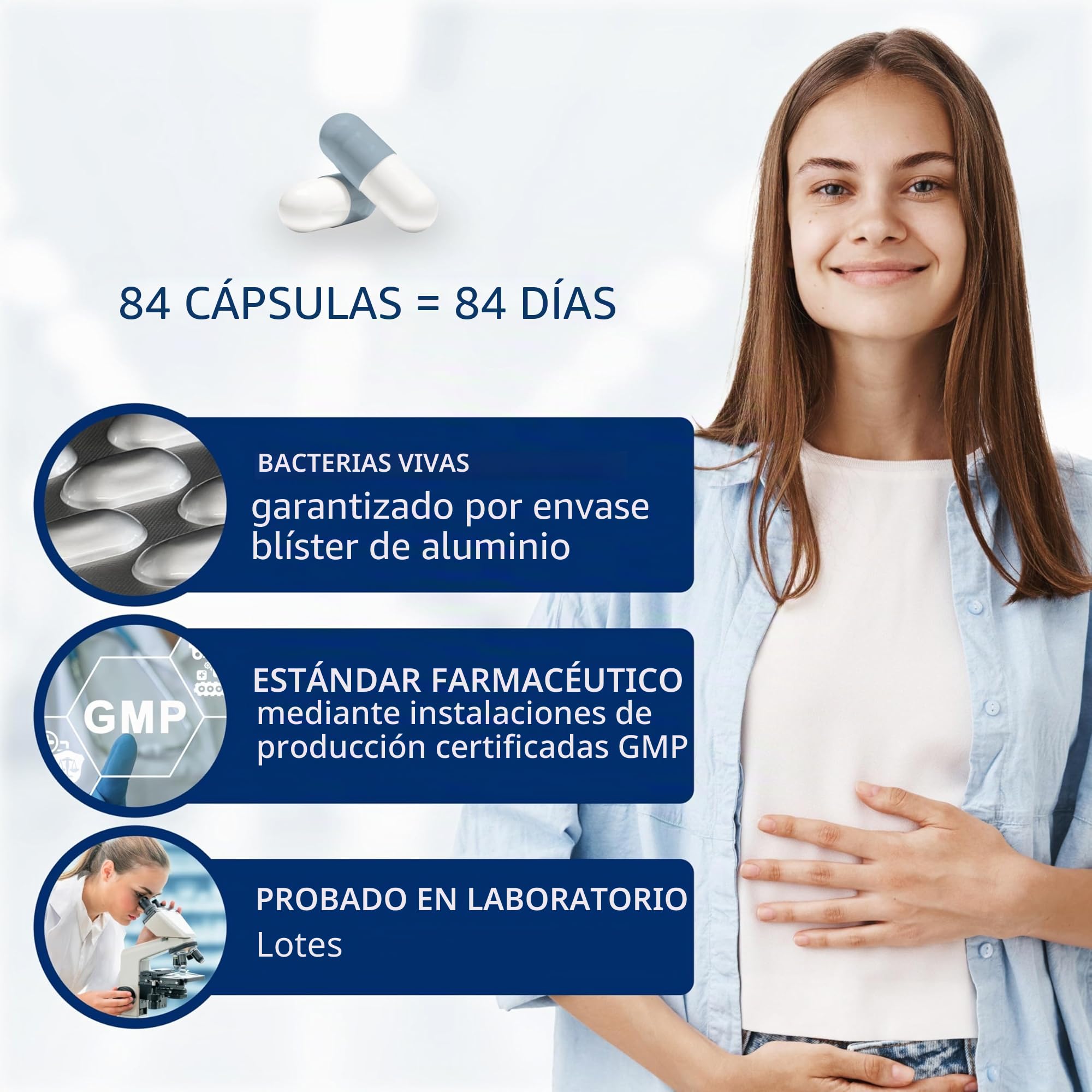 Kijimea k53 advance - suplemento de probióticos - 84 cápsulas
