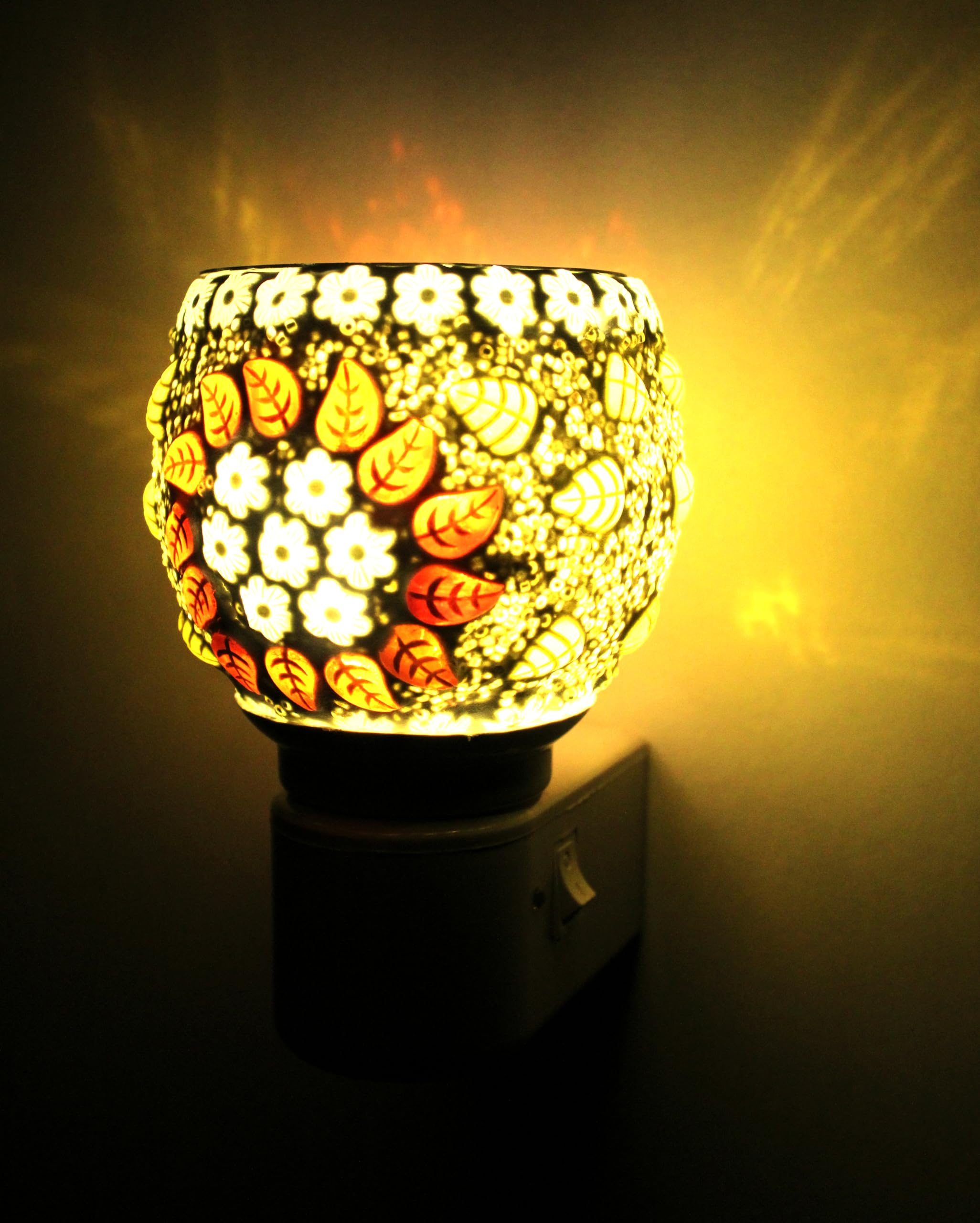 D-fix® Ceramic Aroma Diffuser | M12| Kapoor Dani Cum Night Lamp Multi-Functional Essential Oil Camphor Burner for Fragrance with Switch On/Off Button for Heating (B0CWLFXZV9) Amazon Price History, Amazon Price Tracker