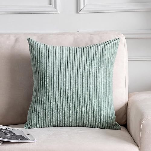 Vista 36 de Home Brilliant - Funda de cojín de terciopelo a rayas (paquete de 1 unidad)