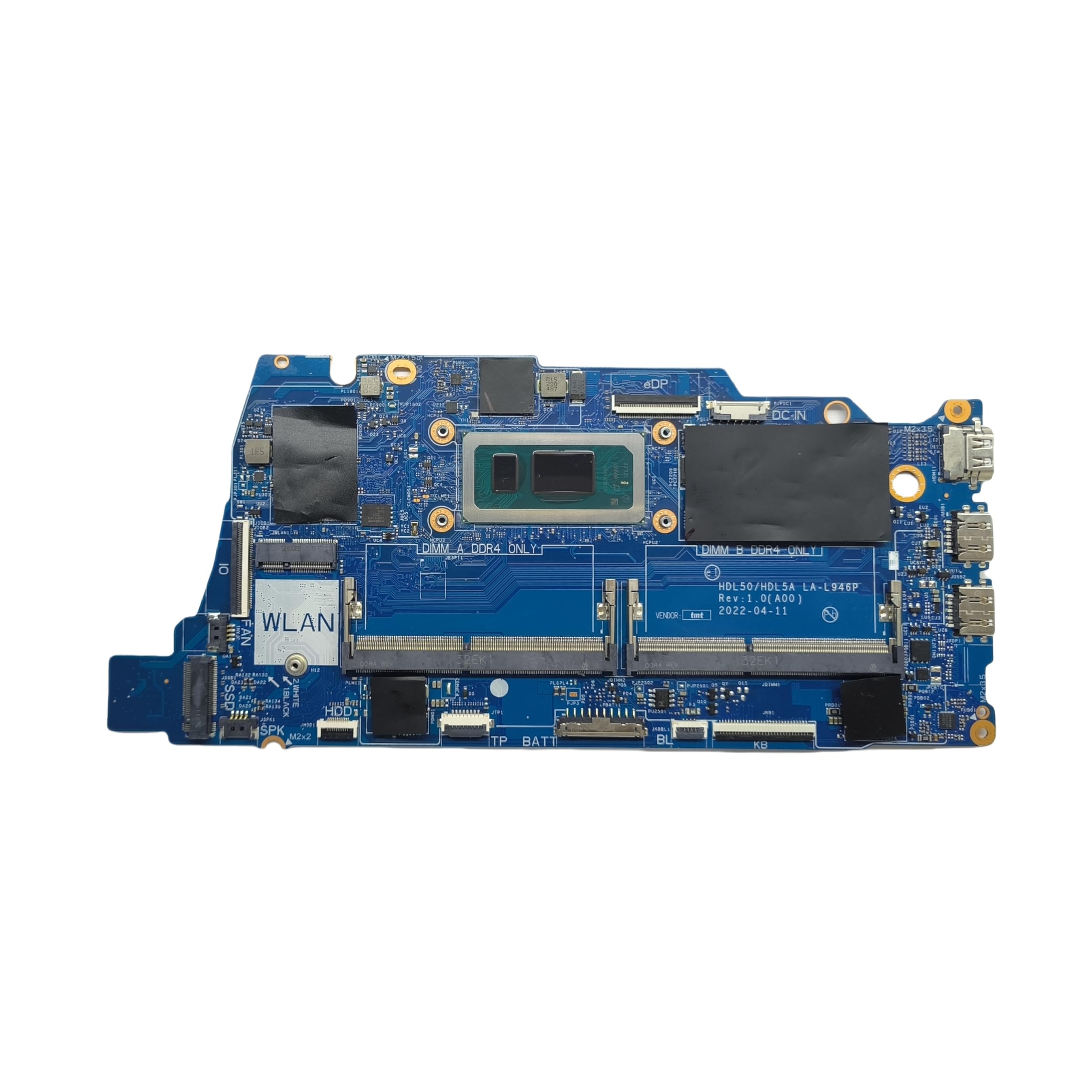 Replacement Laptop Motherboard HDL50/HDL5A LA-L946P for Dell Vostro 3520 System Board i7-1255U Processor 0HRDT5 HRDT5