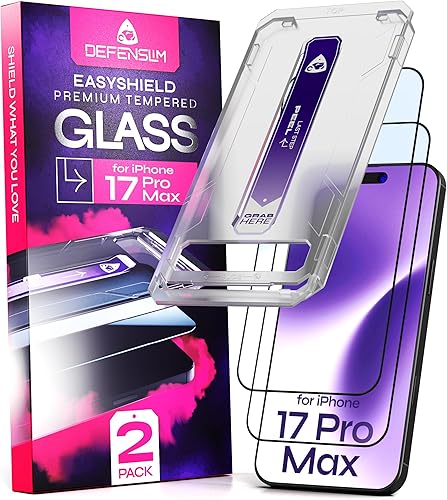 Miniatura 18 de Defenslim Protector de pantalla para iPhone 11 Pro Max (paquete de 2), kit de instalación de fácil alineación automática, vidrio templado de 6.5
